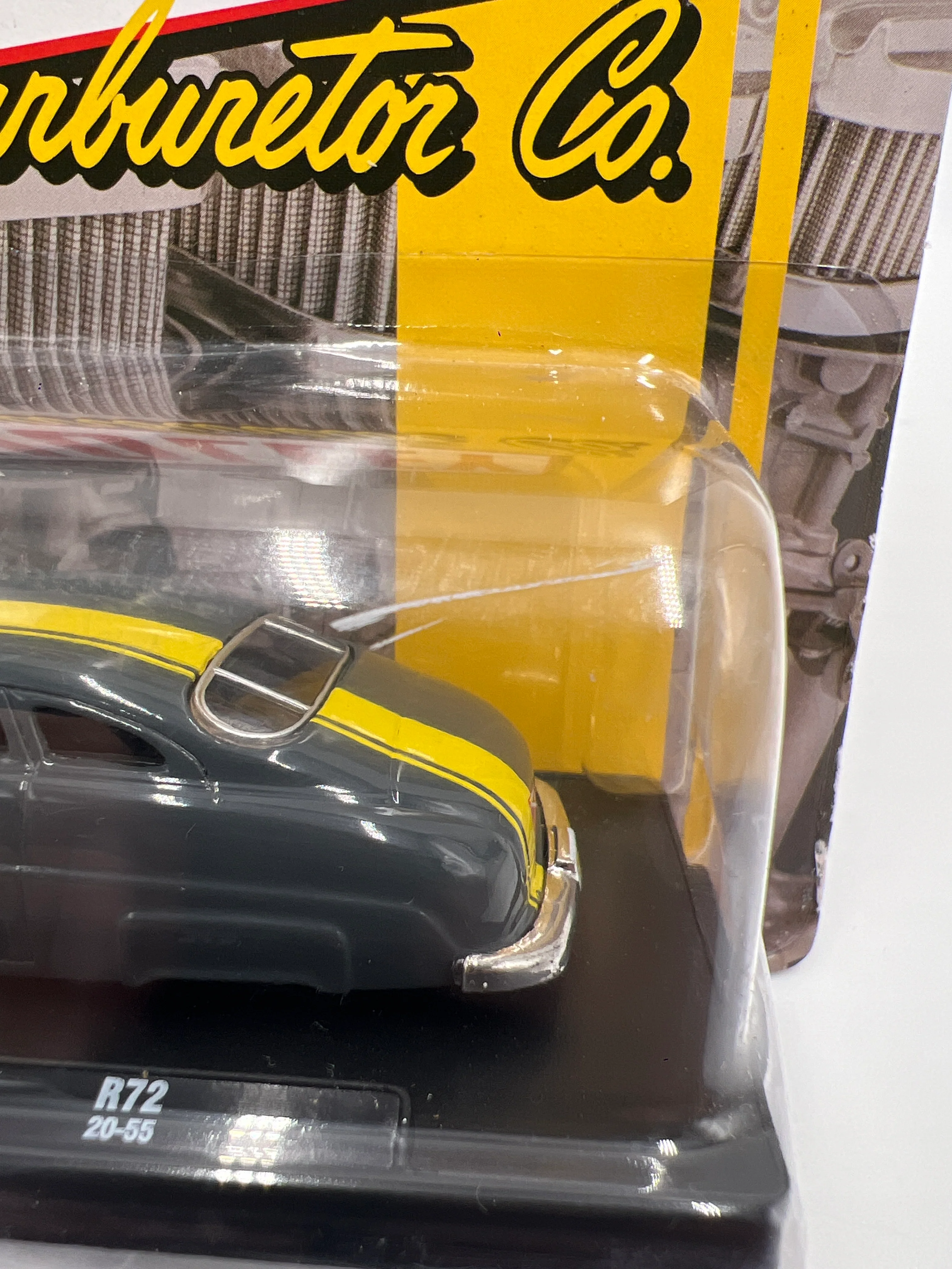 M2 Machines Auto Drivers 1949 Mercury Custom Gray Holley R72 192B - Image 5