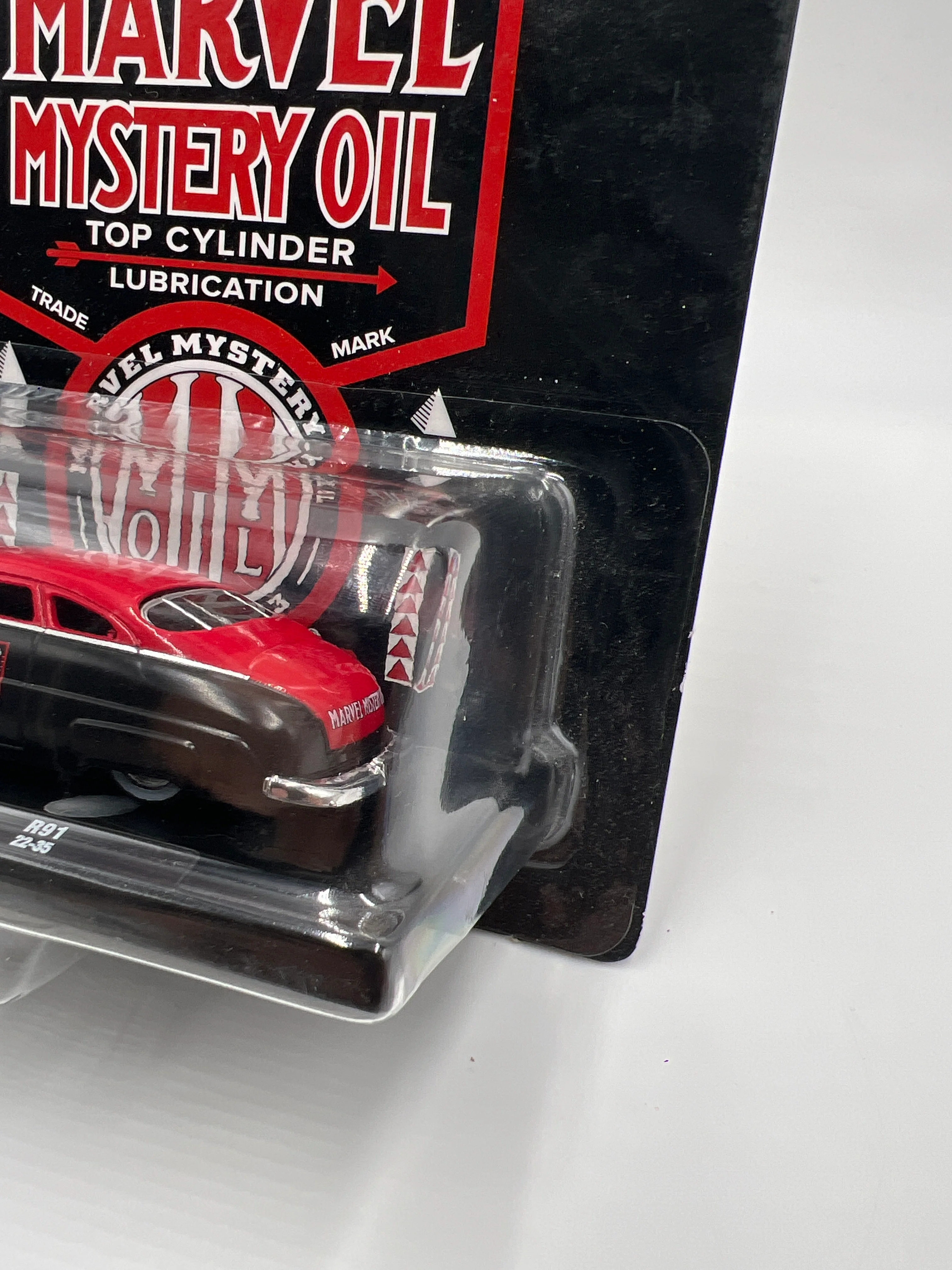 M2 Machines Auto Drivers 1949 Mercury Custom Black/Red Marvel Mystery Oil R91 189A - Image 3