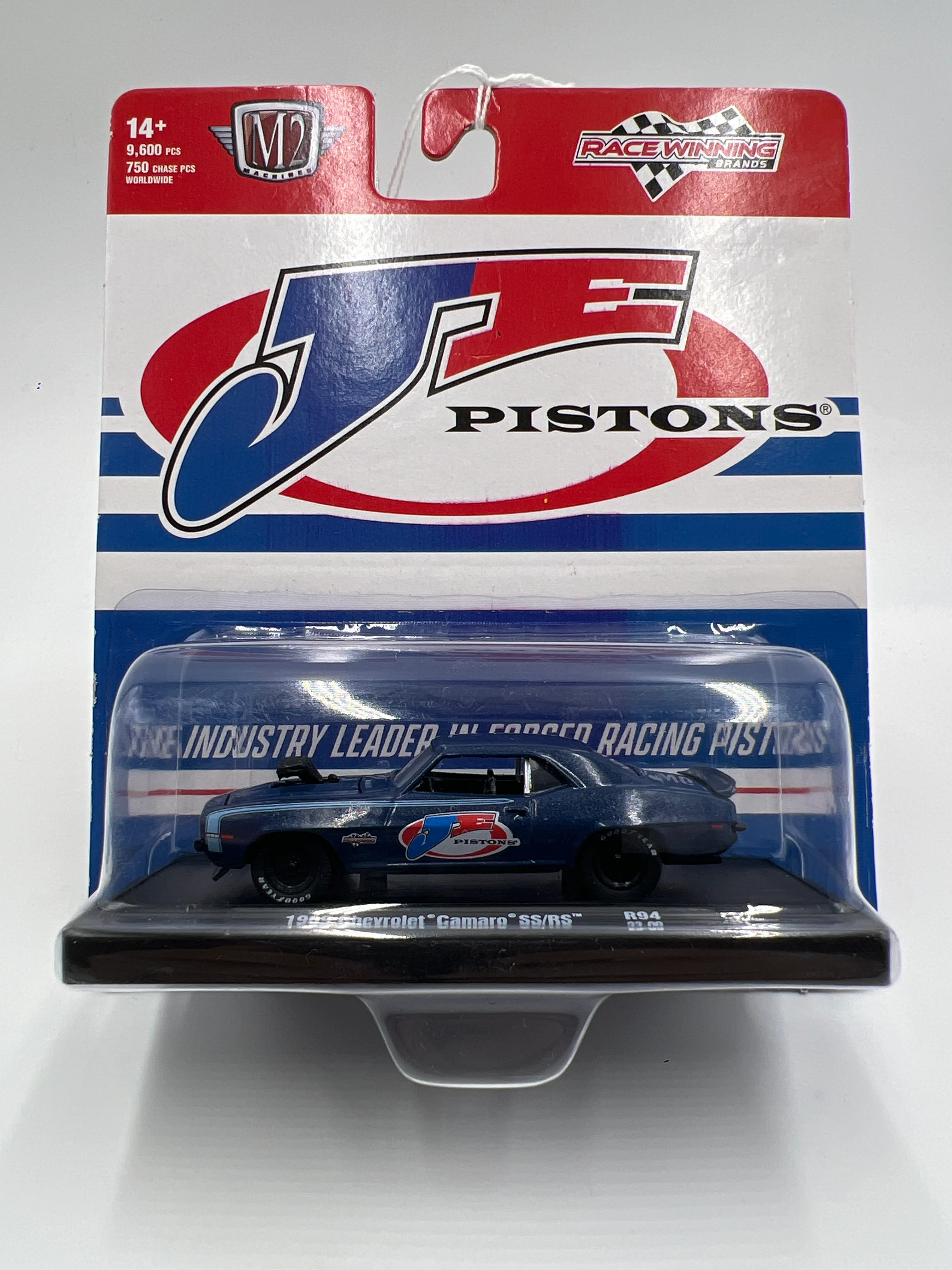 M2 Machines Auto-Drivers 1969 Chevrolet Camaro SS/RS Blue JE Pistons R94 192D
