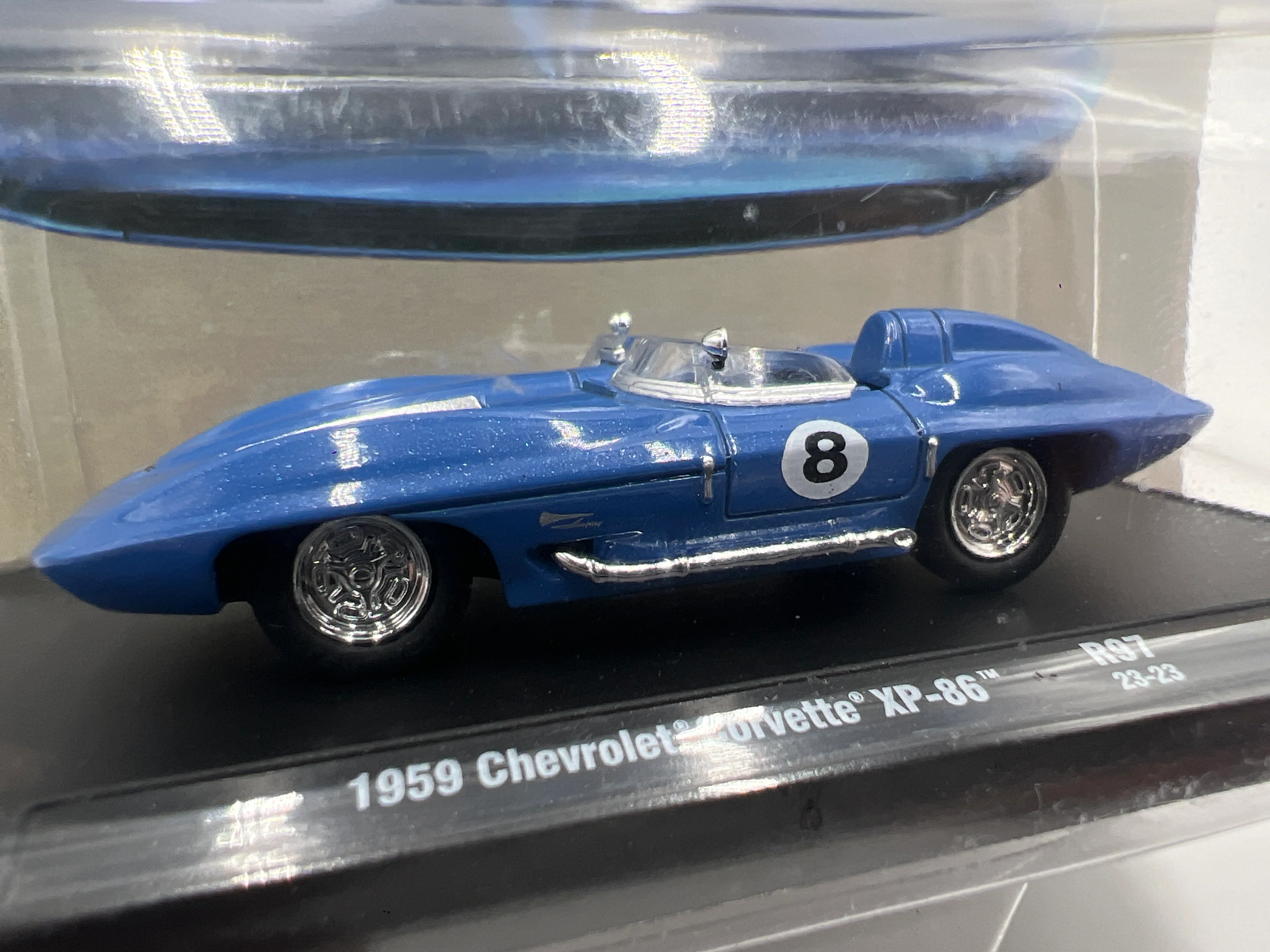 M2 Machines Auto Drivers 1959 Chevrolet Corvette XP-86 Blue R97 189D - Image 2