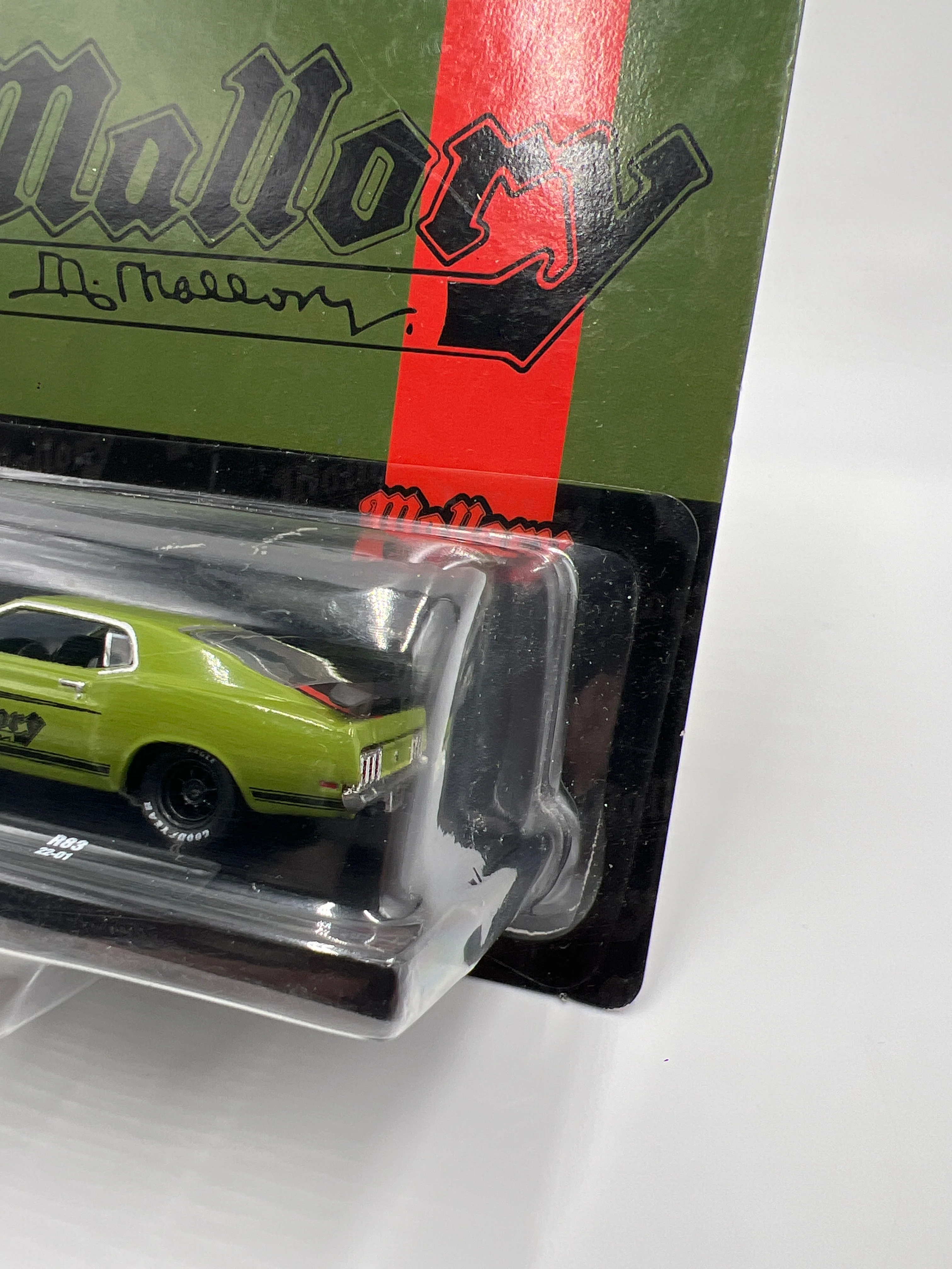 M2 Machines Auto Drivers 1970 Ford Mustang Boss 429 Green Mallory R83 188Q - Image 3