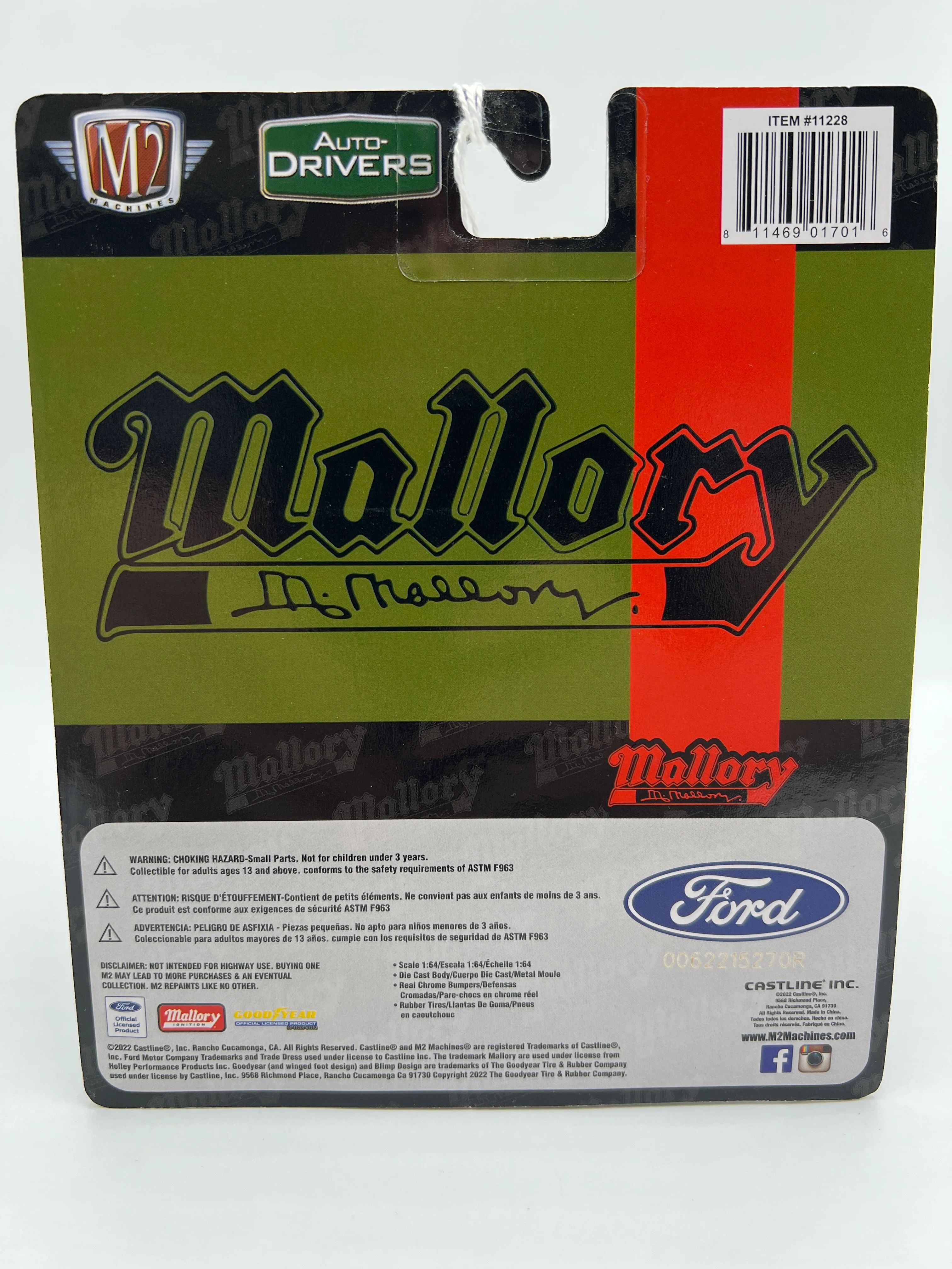 M2 Machines Auto Drivers 1970 Ford Mustang Boss 429 Green Mallory R83 188Q - Image 5