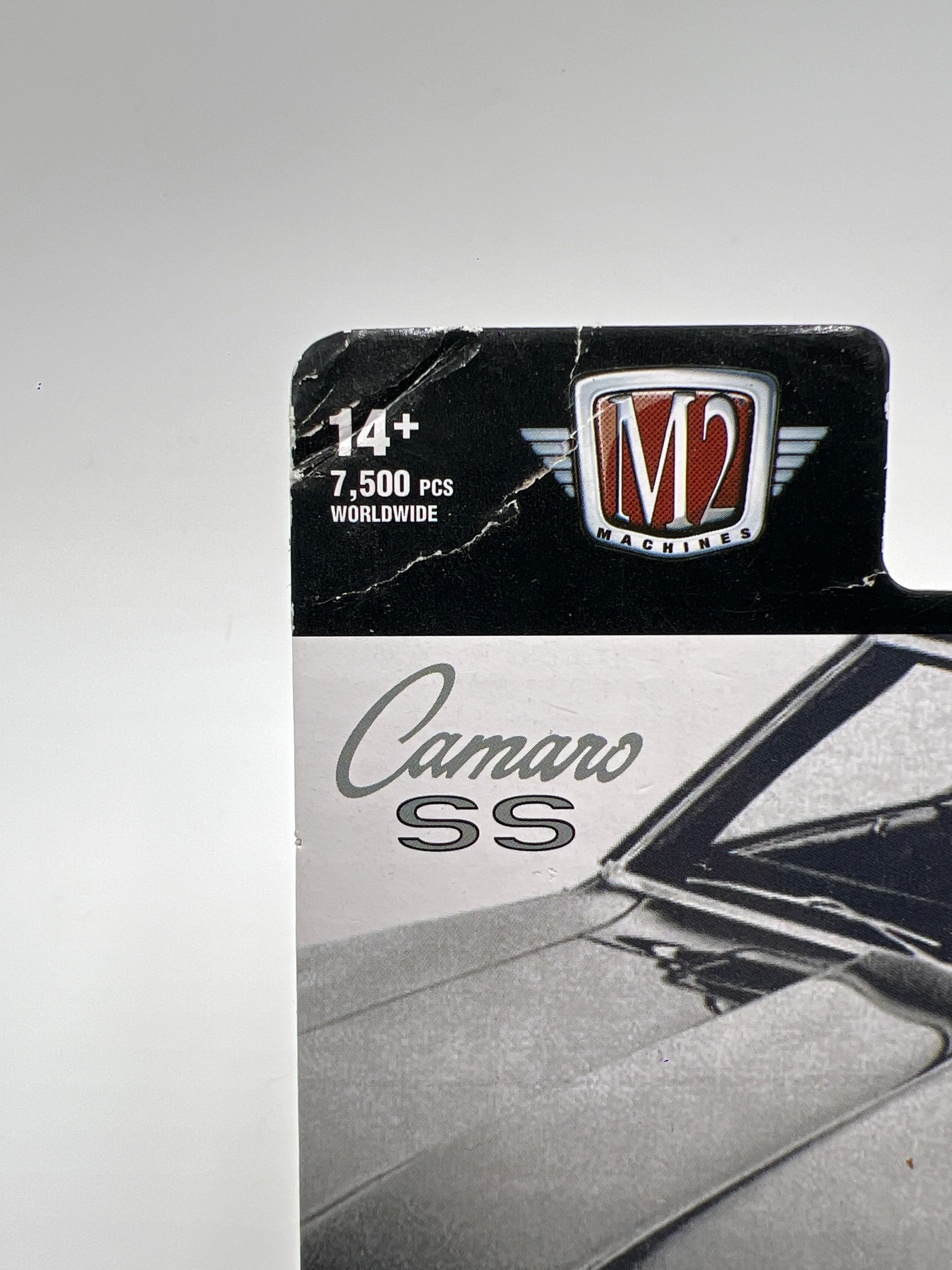M2 Machines Auto Drivers 1969 Chevrolet Camaro SS/RS White/Blue Card Not Perfect R101 192F - Image 5