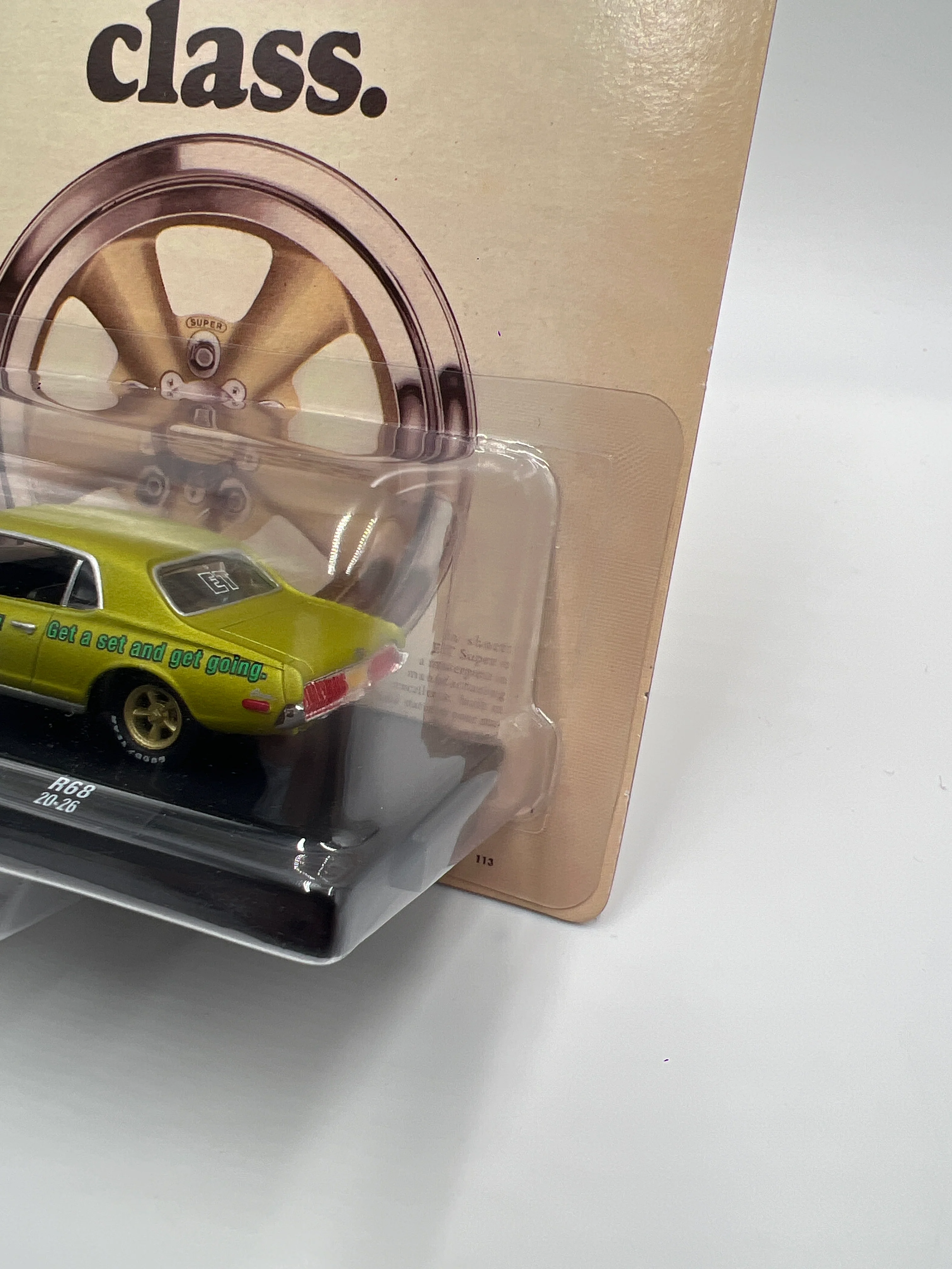 M2 Machines Auto-Drivers 1968 Mercury Cougar R-Code Green ET Mags R68 190A - Image 3