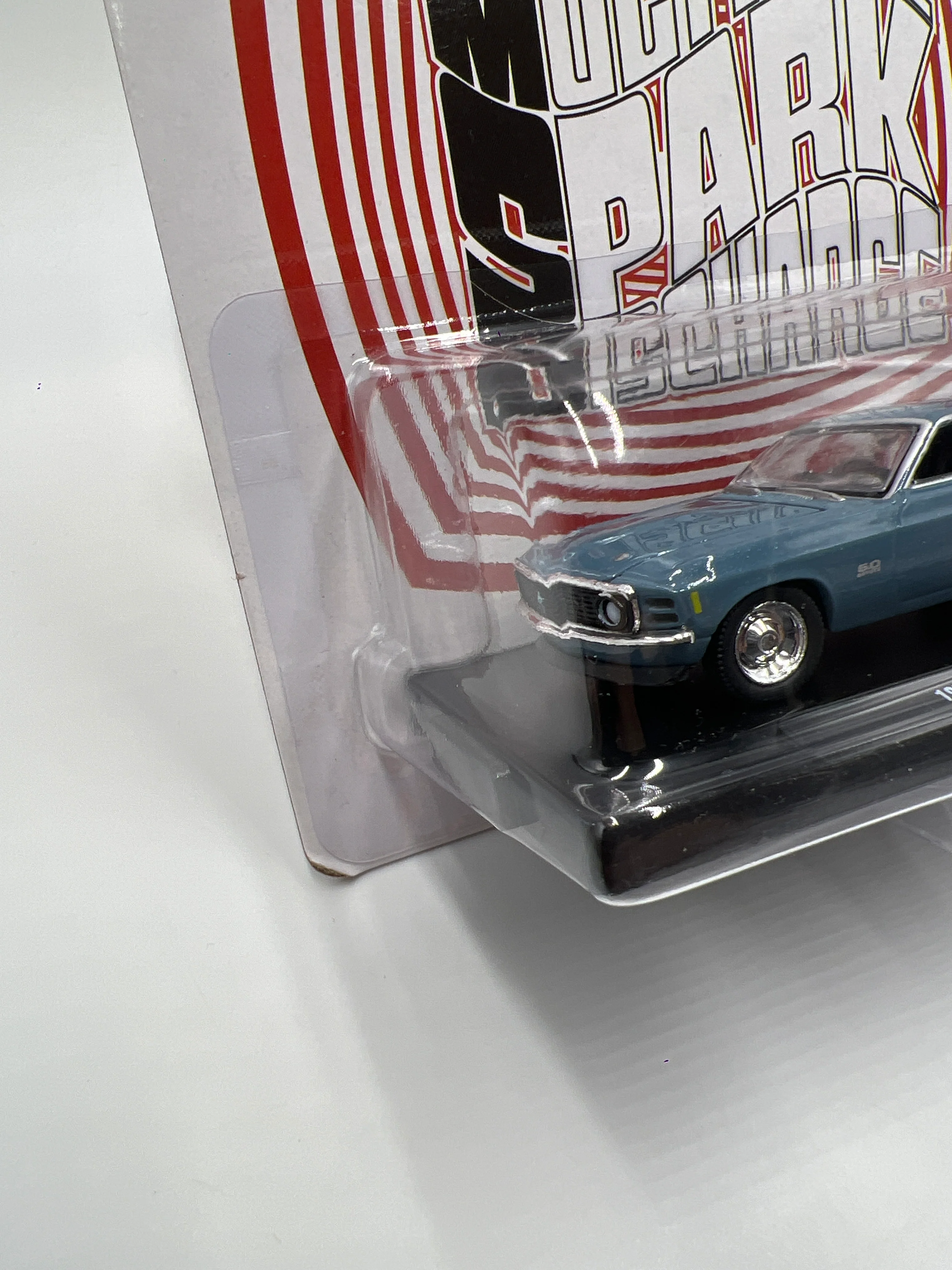 M2 Machines Auto-Drivers 1970 Ford Mustang Blue MSD R92 189E - Image 4
