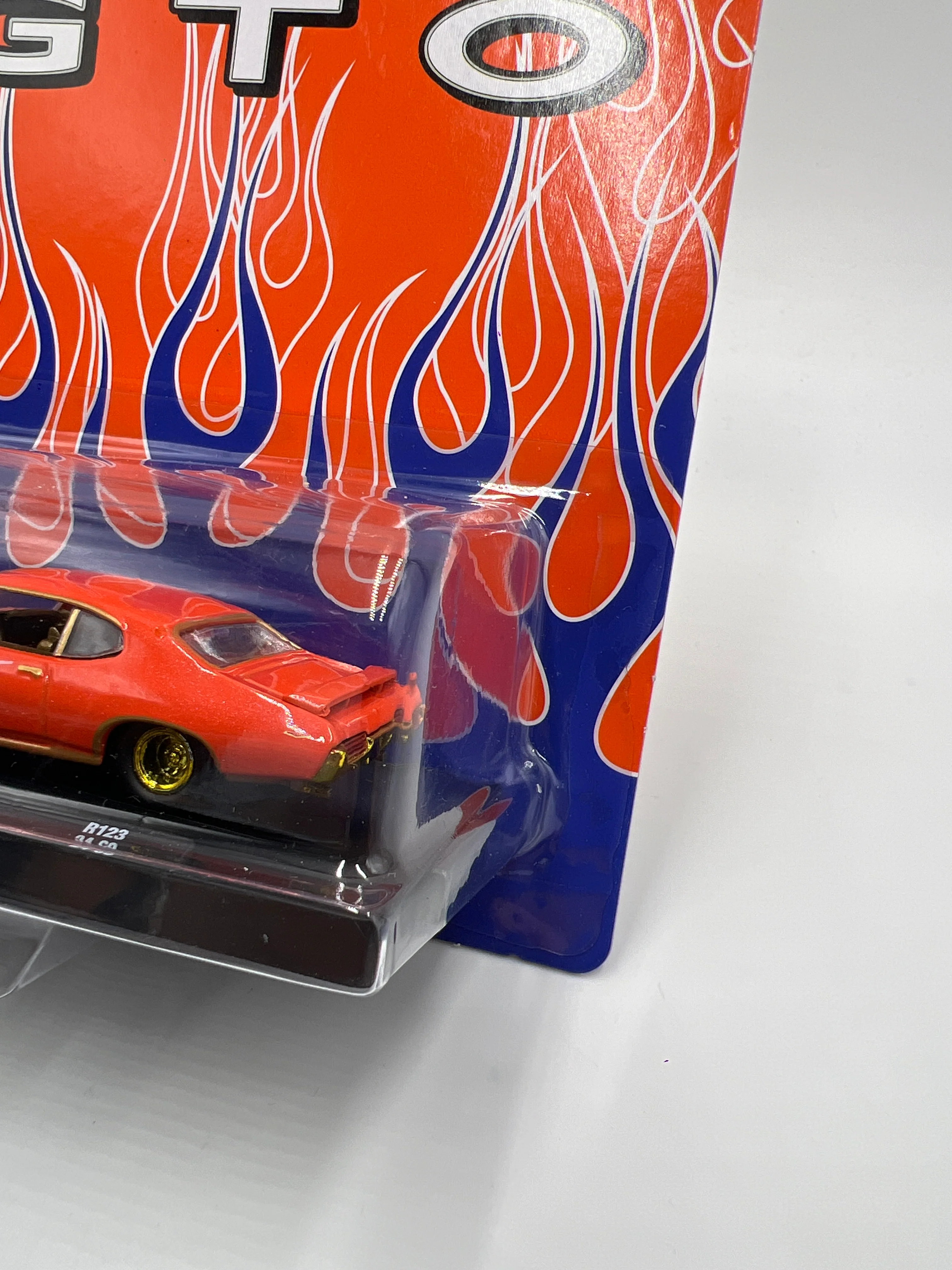 M2 Machines Auto-Drivers CHASE 1969 Pontiac GTO Orange R123 - Image 3