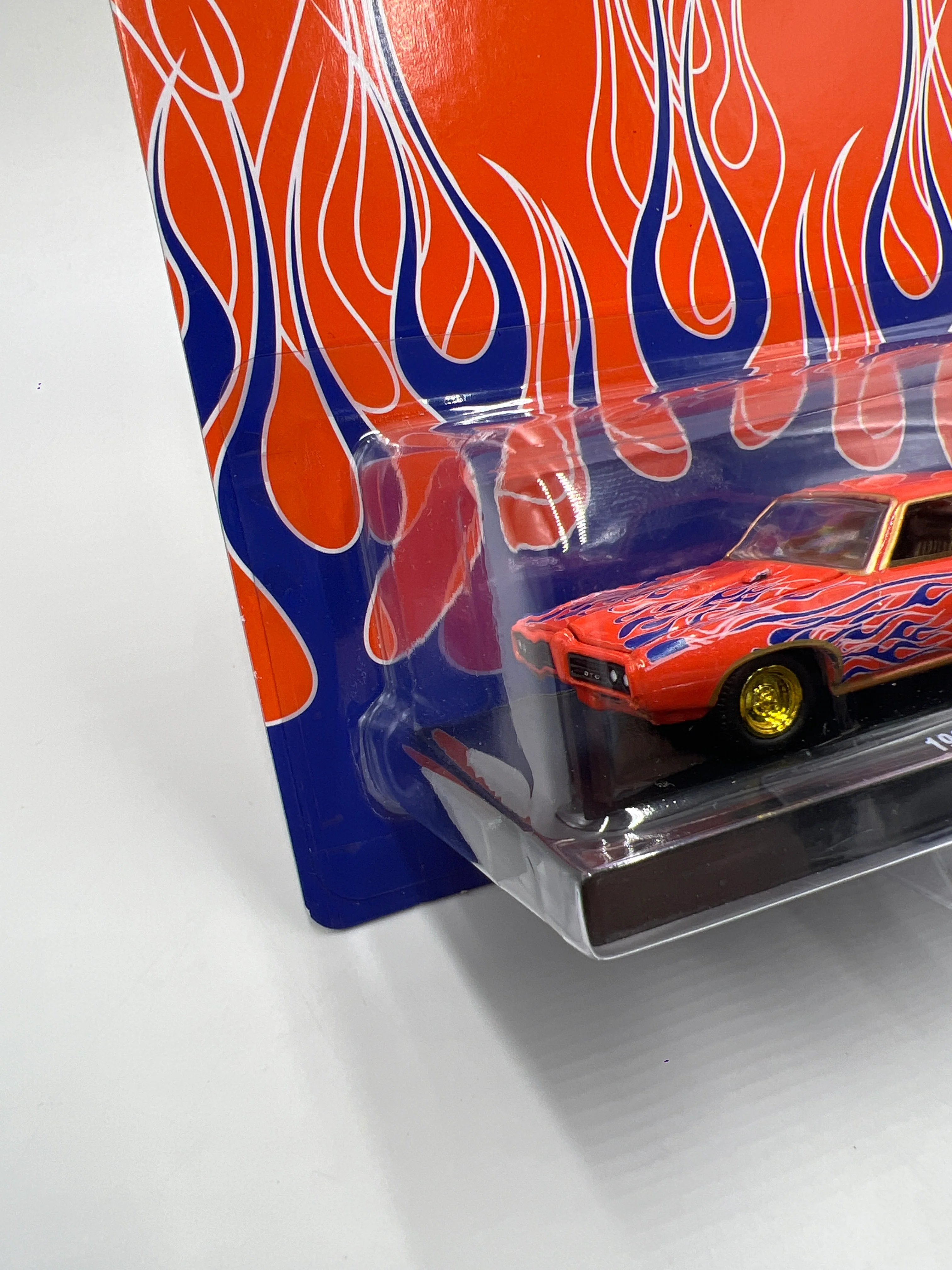 M2 Machines Auto-Drivers CHASE 1969 Pontiac GTO Orange R123 - Image 4
