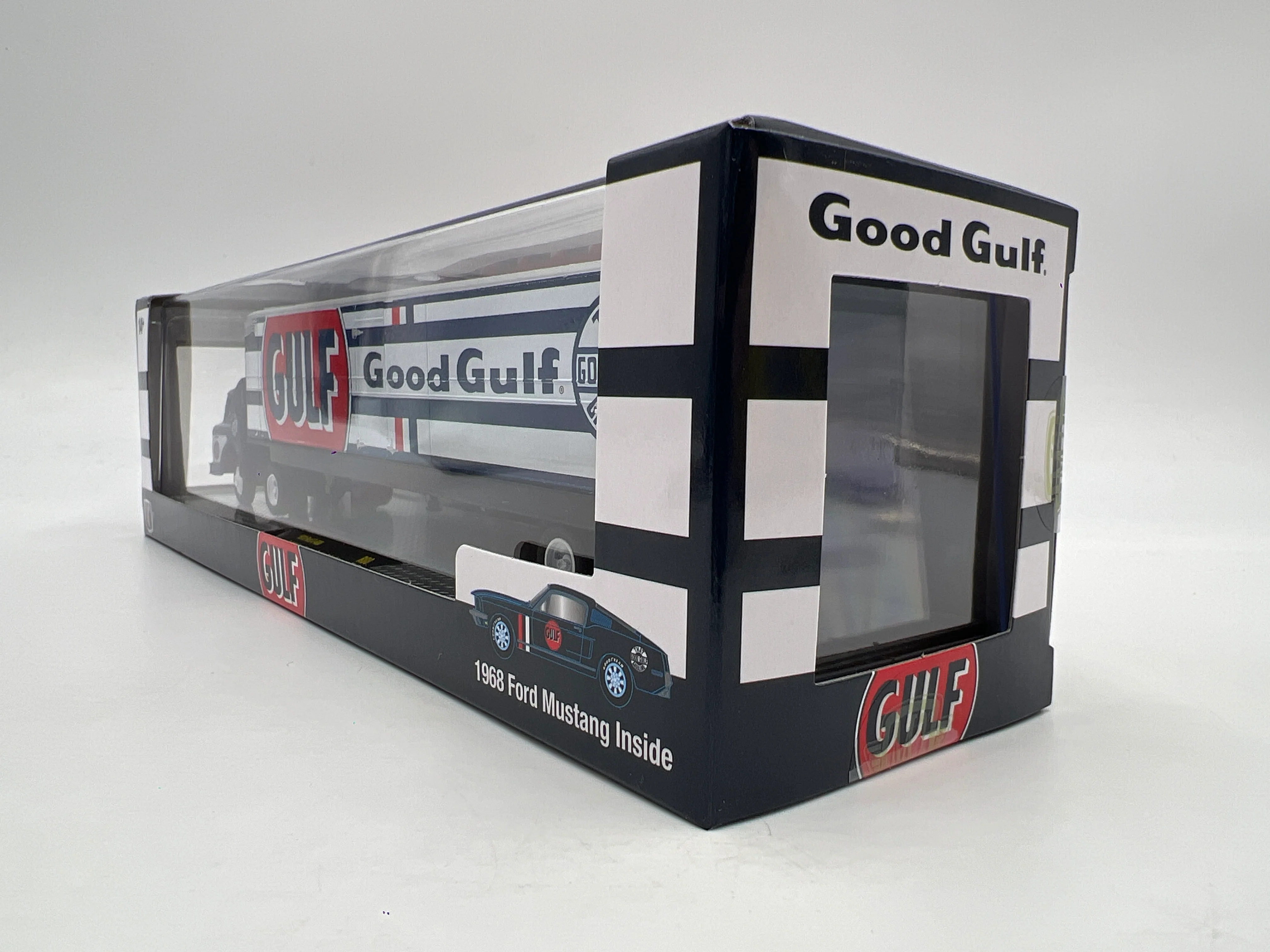M2 Machines Auto Haulers Gulf 1970 Ford C-600 & 1968 Ford Mustang Fastback 2+2 R88 - Image 5