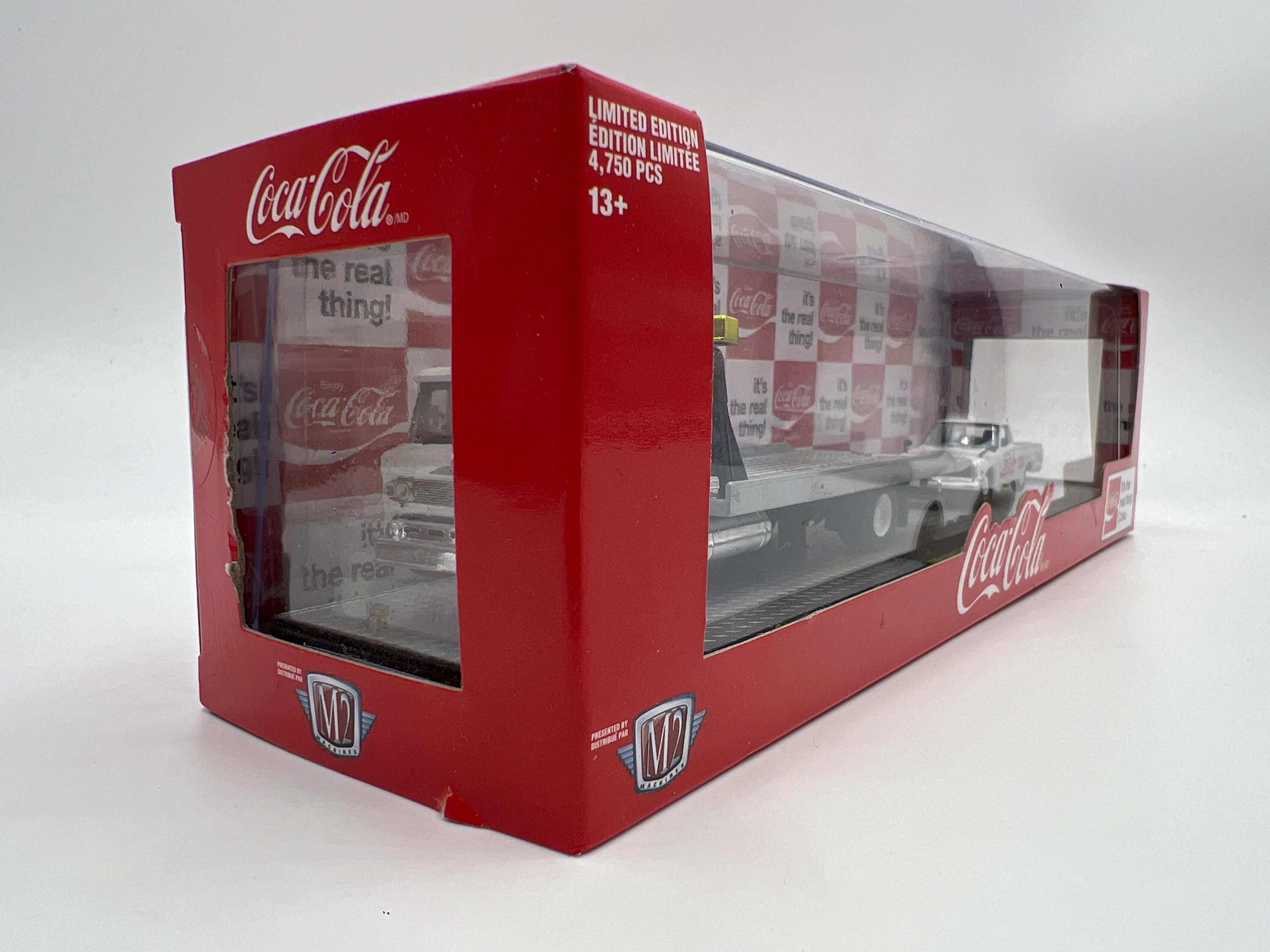 M2 Machines Auto Haulers Coca Cola 1957 Mack Model N & 1978 Datsun Truck TW02 - Image 5