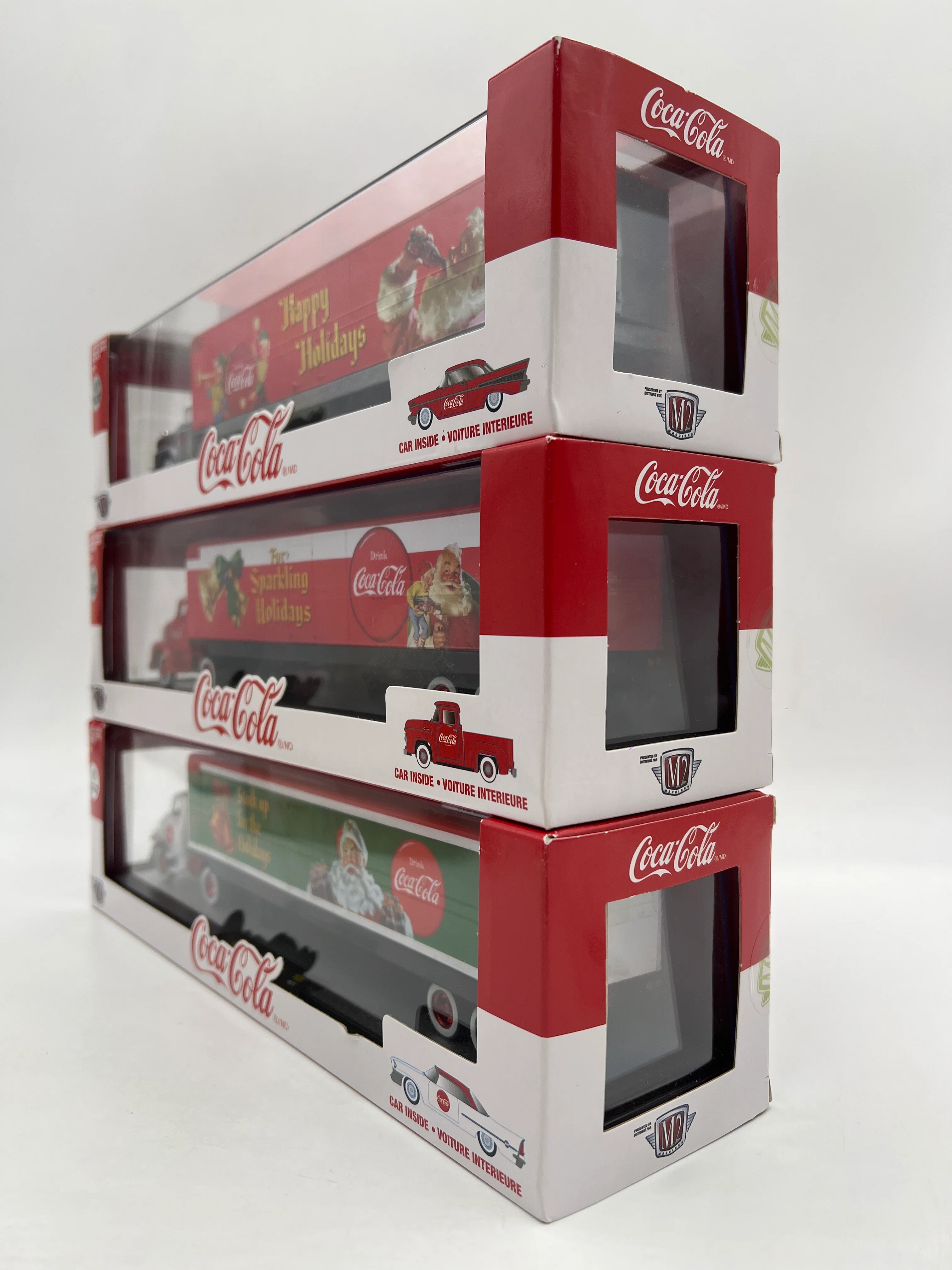 M2 Machines Auto Haulers RAW CHASE & CHASE Full Lot Of 3 Coca Cola Ford/Dodge/Chevrolet SC01 - Image 6