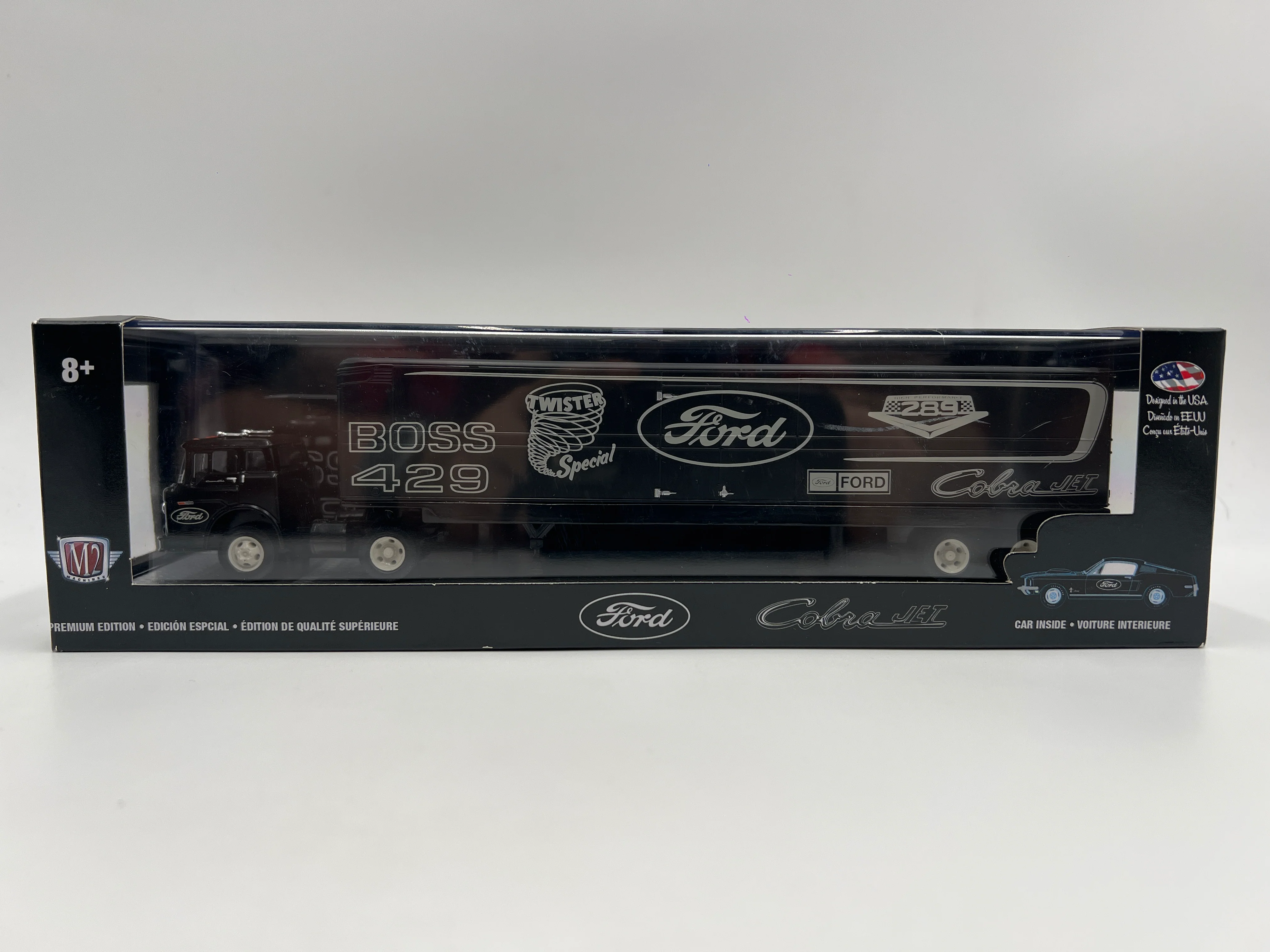 M2 Machines Auto Haulers Walmart Exclusive 1970 Ford C-600 & 1968 Ford Mustang GT 390 S31