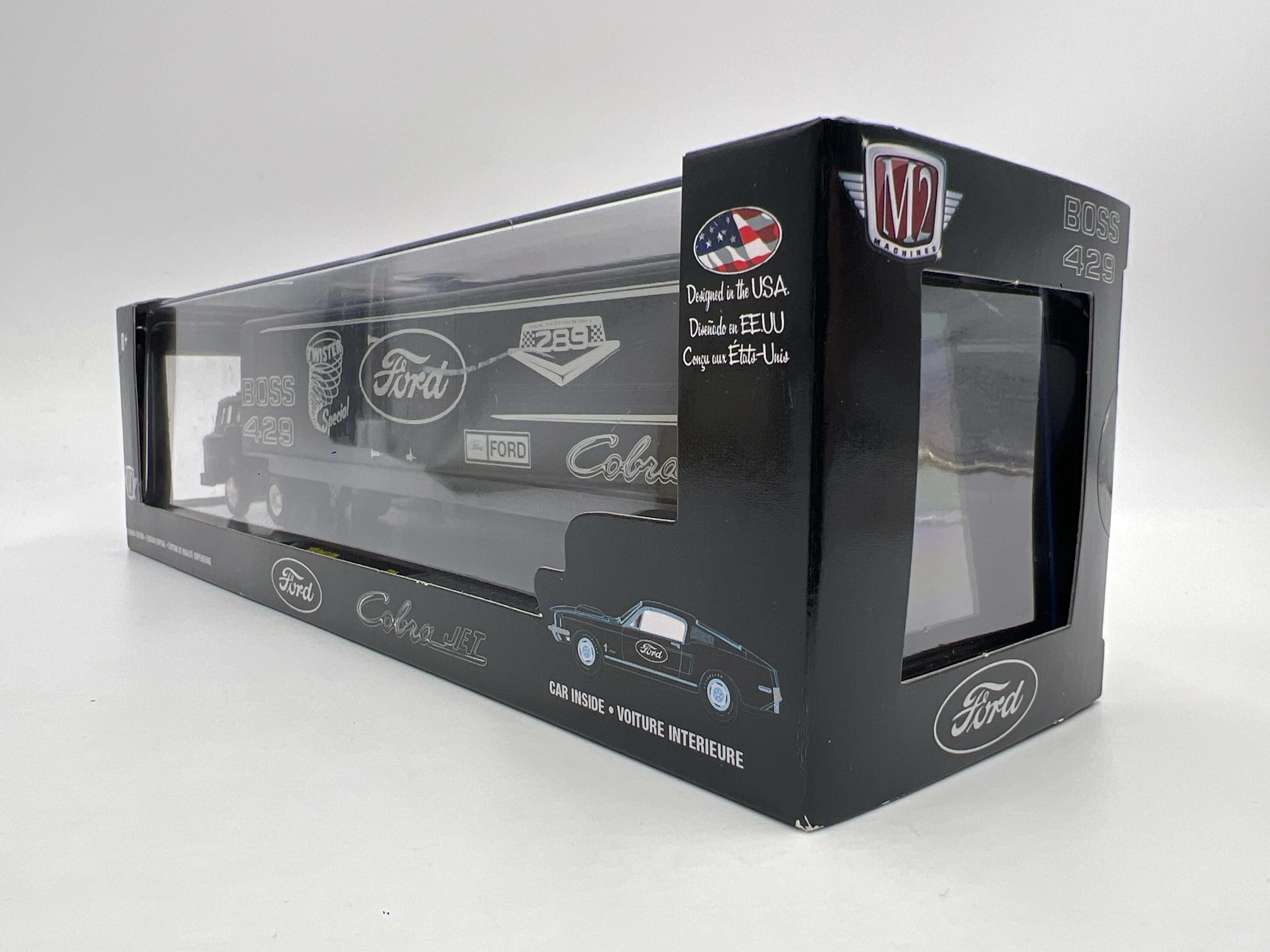 M2 Machines Auto Haulers Walmart Exclusive 1970 Ford C-600 & 1968 Ford Mustang GT 390 S31 - Image 3