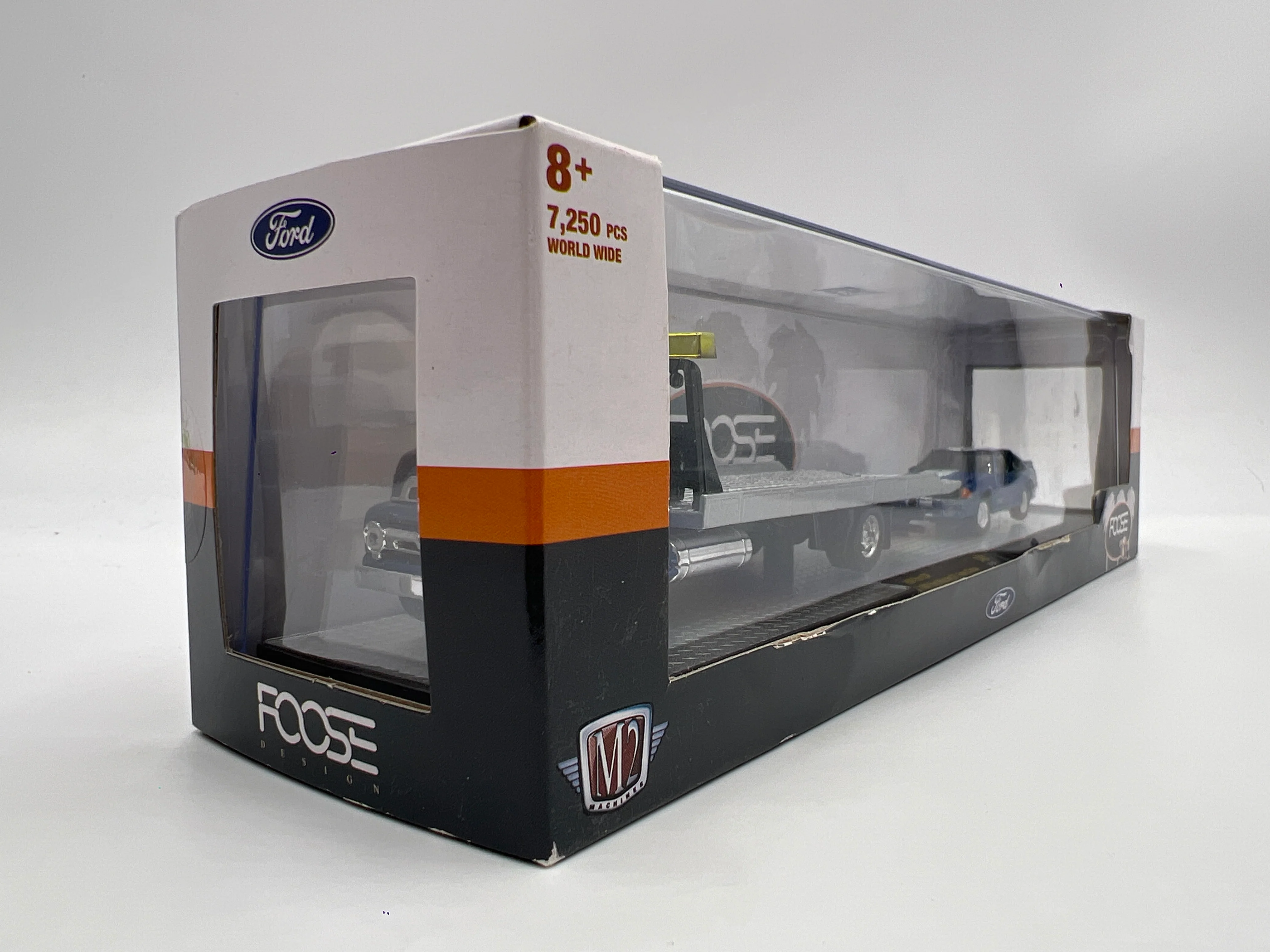 M2 Machines Auto Haulers Walmart Exclusive 1956 Ford COE & 1988 Ford Mustang GT Foose Custom S40 - Image 5