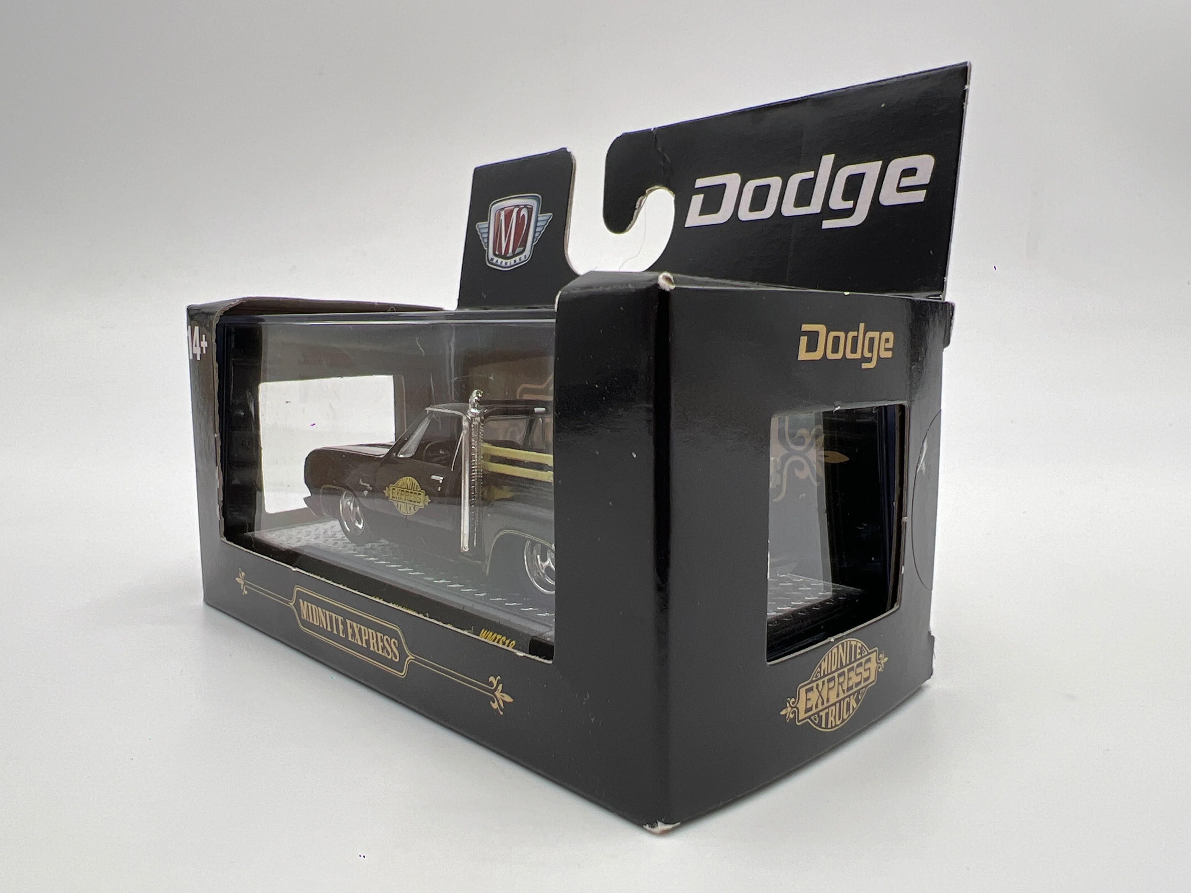 M2 Machines Walmart Exclusive 1978 Dodge Adventurer 150 Midnite Express Truck Black WMTS18 - Image 4