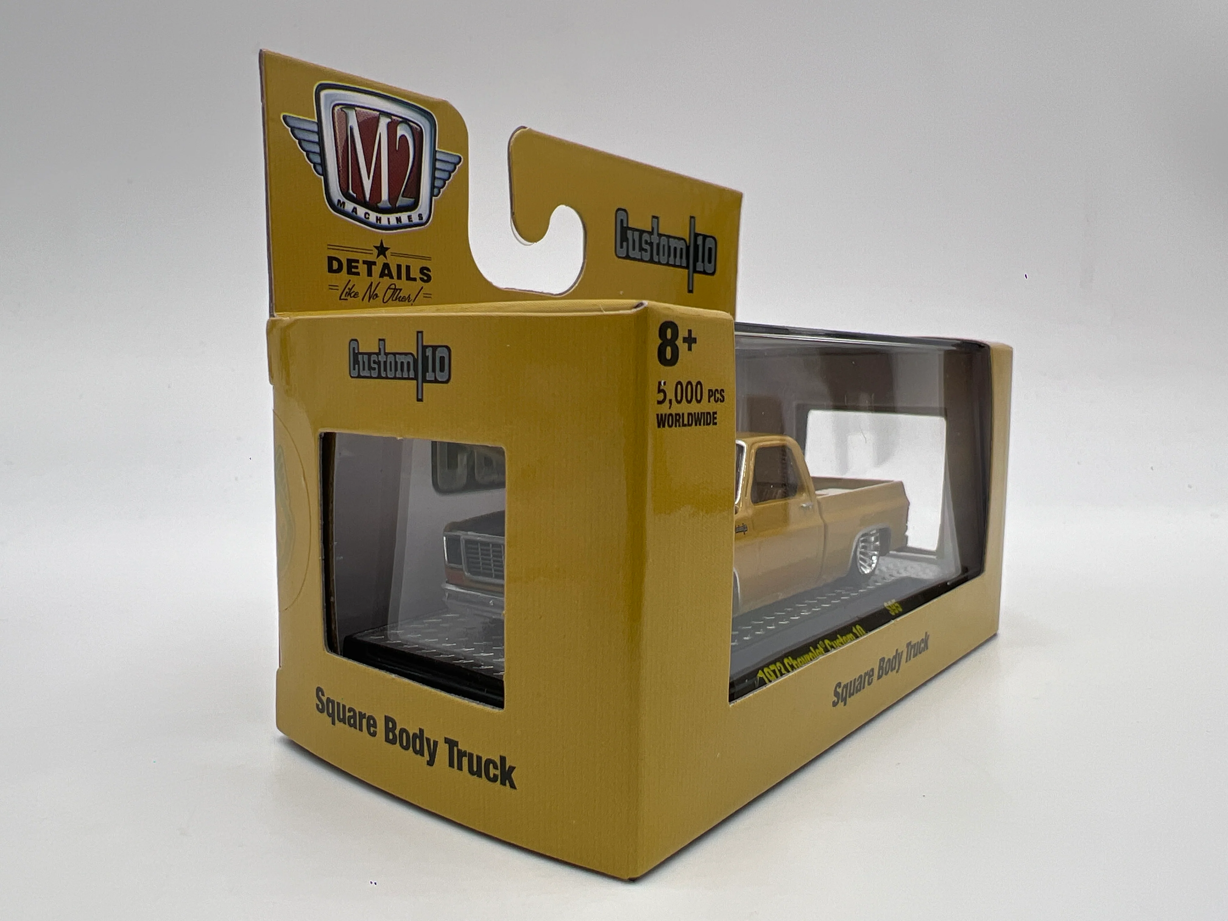 M2 Machines 1973 Chevrolet Custom 10 Yellow S95 - Image 4
