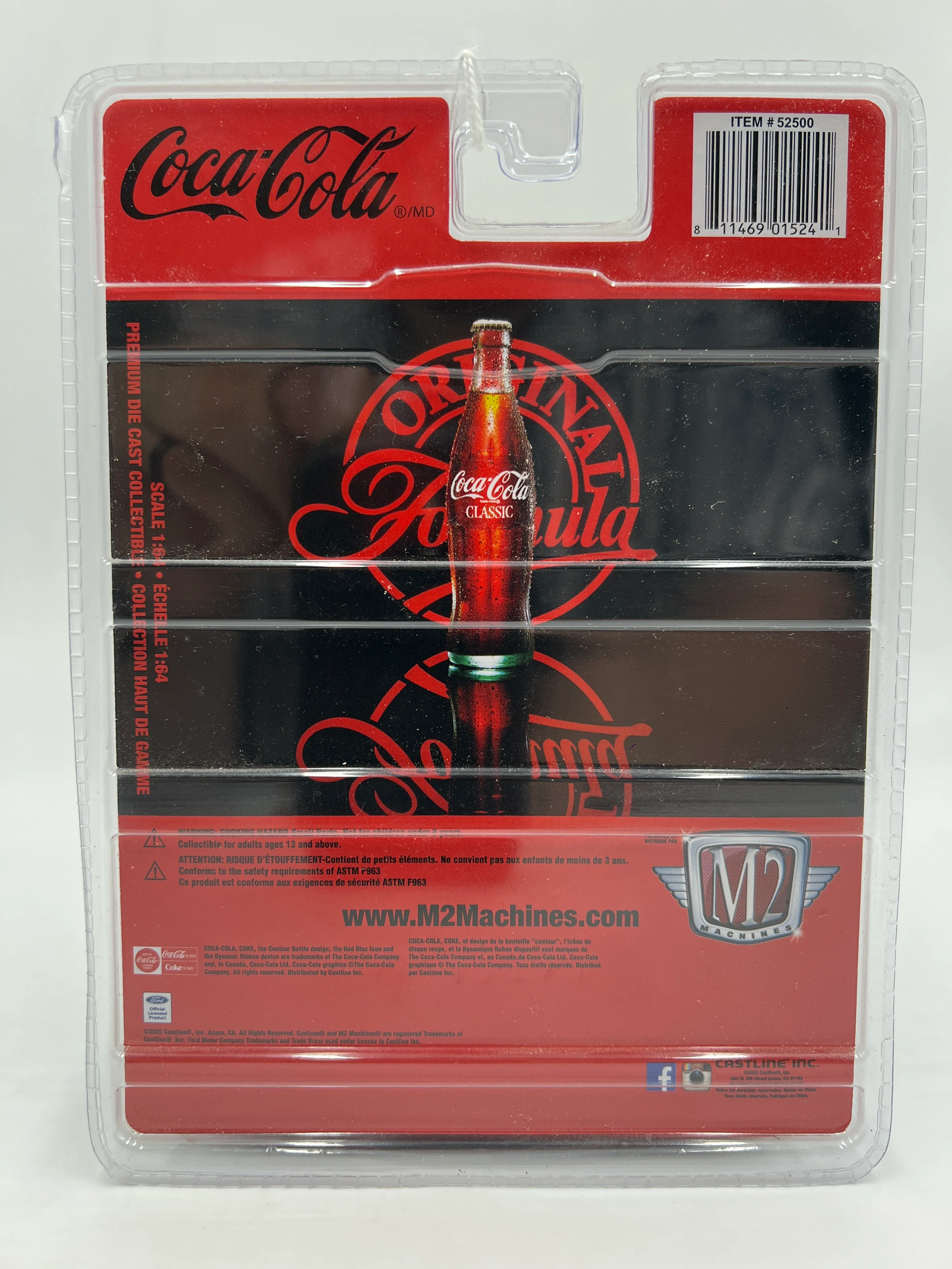 M2 Machines Coca Cola 1987 Ford Mustang GT Black A04 201C - Image 6