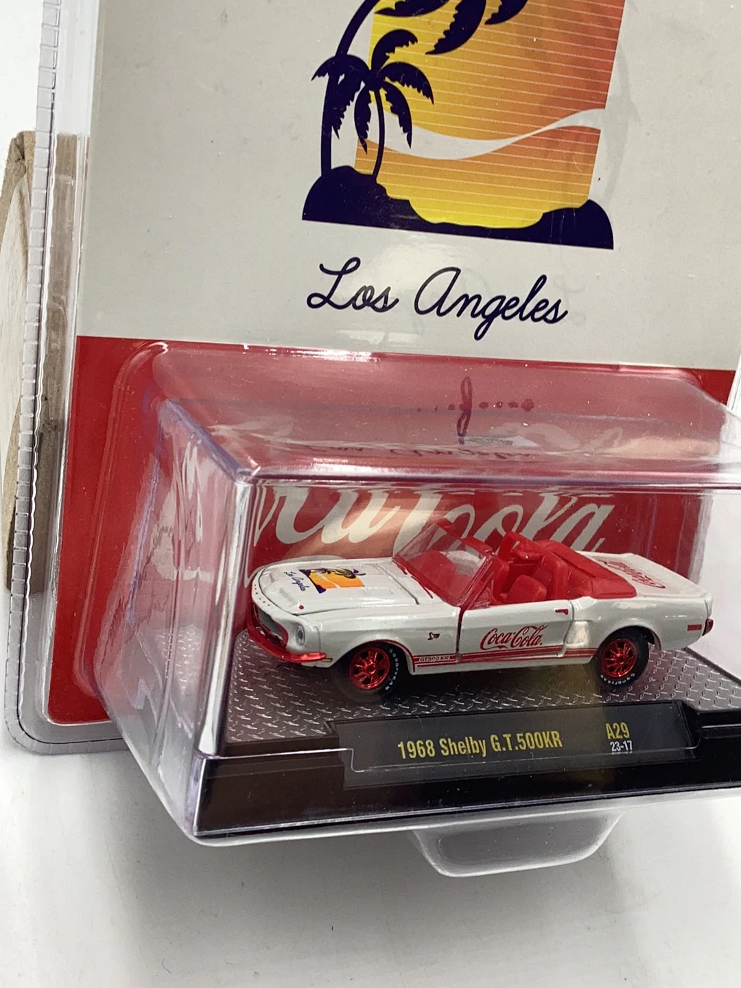 M2 Machines Coca Cola 1968 Shelby G.T. 500 KR Chase A29 - Image 3