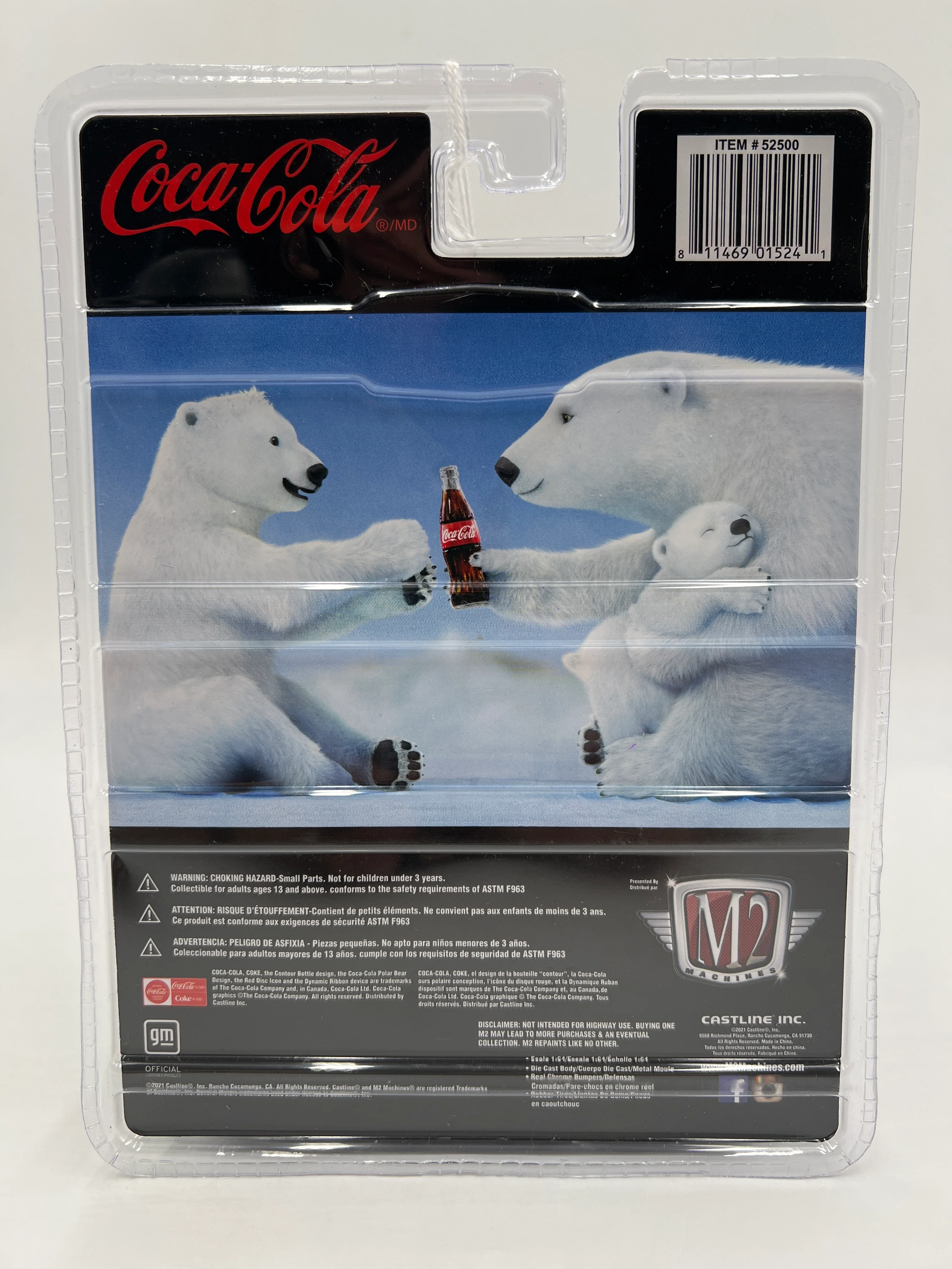M2 Machines Coca Cola 1976 GMC Sierra Grande 15 White SK04 194B - Image 6
