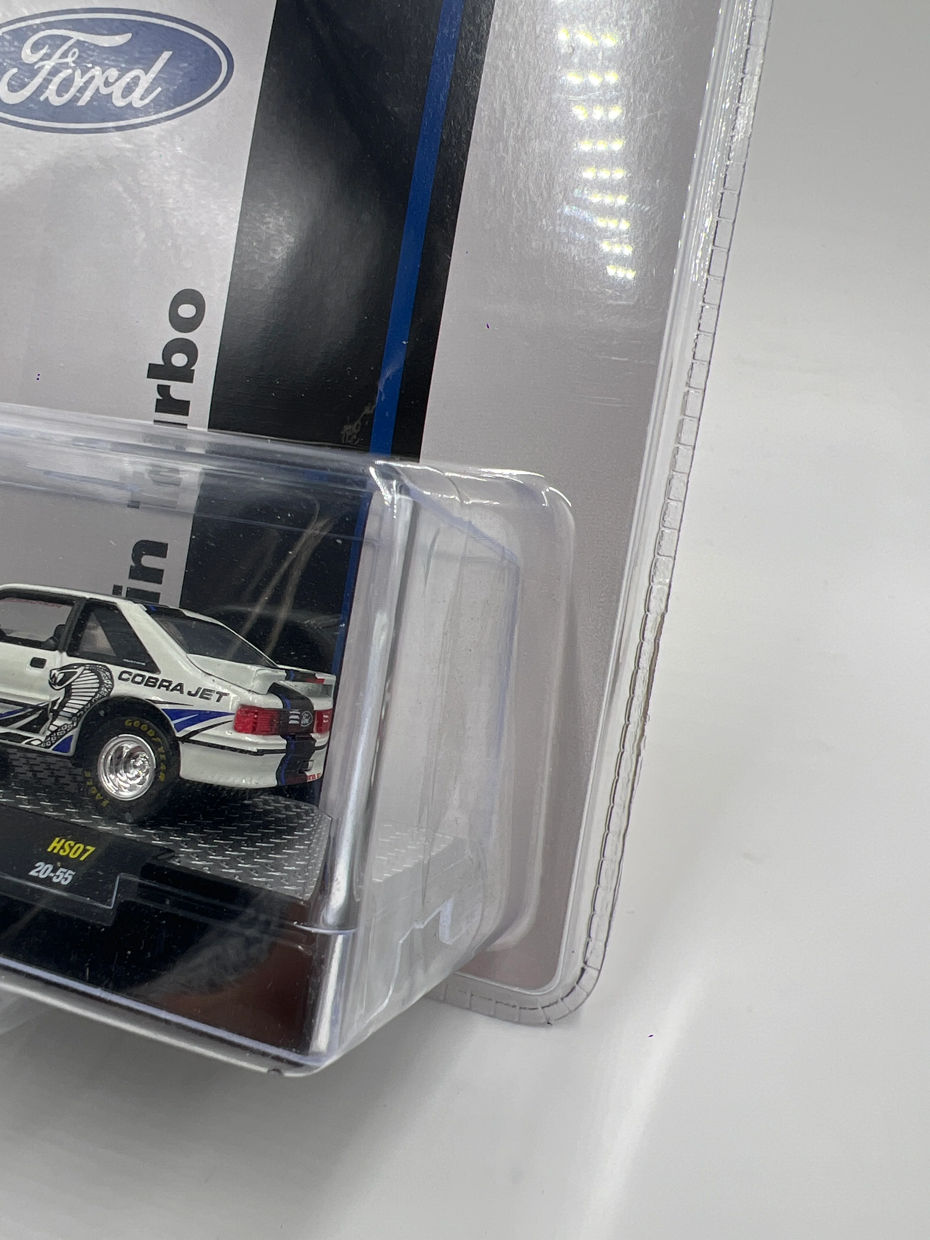 M2 Machines Ford Twin Turbo 1987 Ford Mustang GT White HS07 202D - Image 4