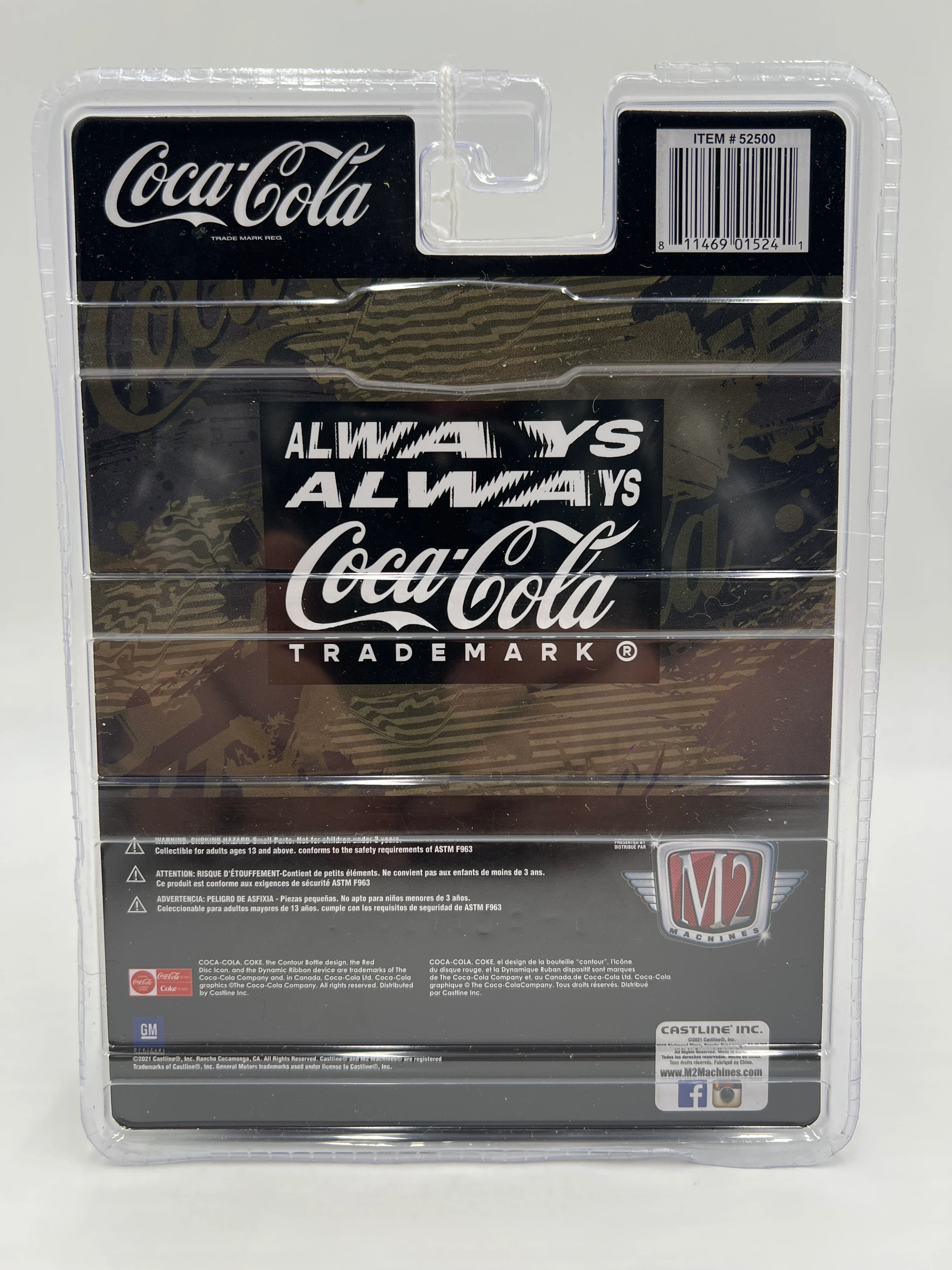 M2 Machines Coca Cola 1973 Chevrolet Cheyenne Super 10 Gray NMD01 188L - Image 6
