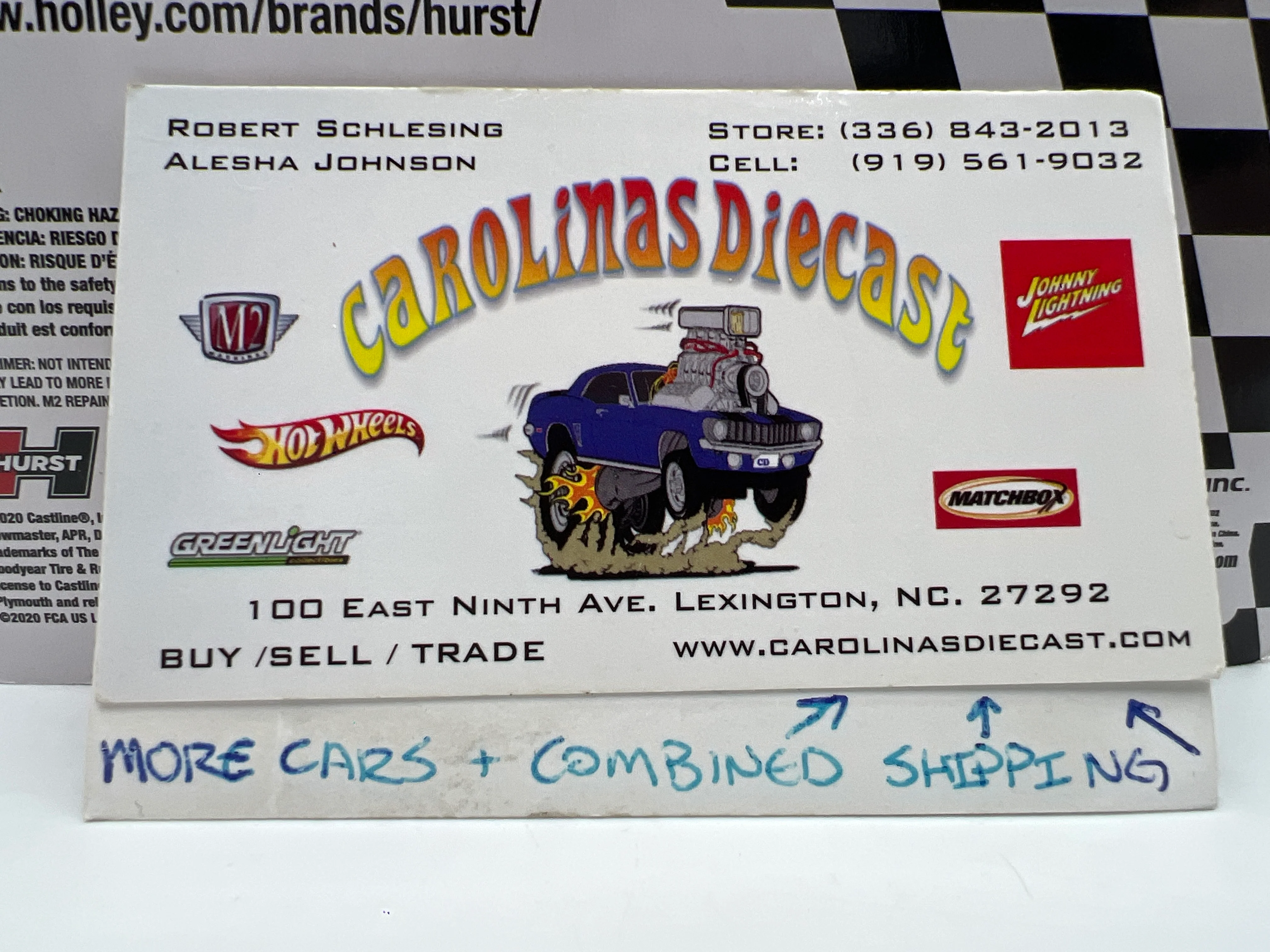 M2 Machines Walmart Exclusive CHASE Hurst 1970 Ford Mustang 428 SCJ Black WMTS01 - Image 7