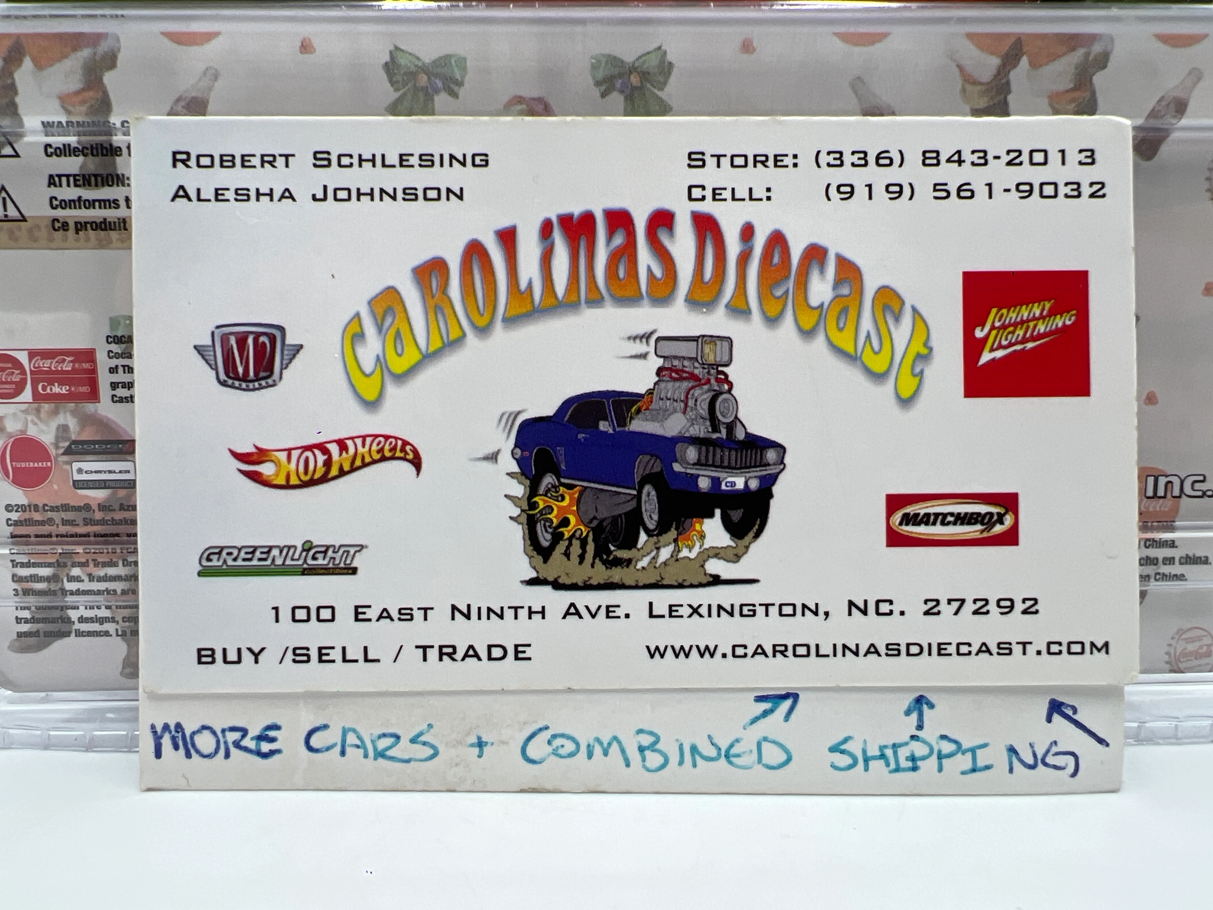 M2 Machines Coca Cola CHASE 1957 Chevrolet 210 Station Wagon Red SC02 - Image 7