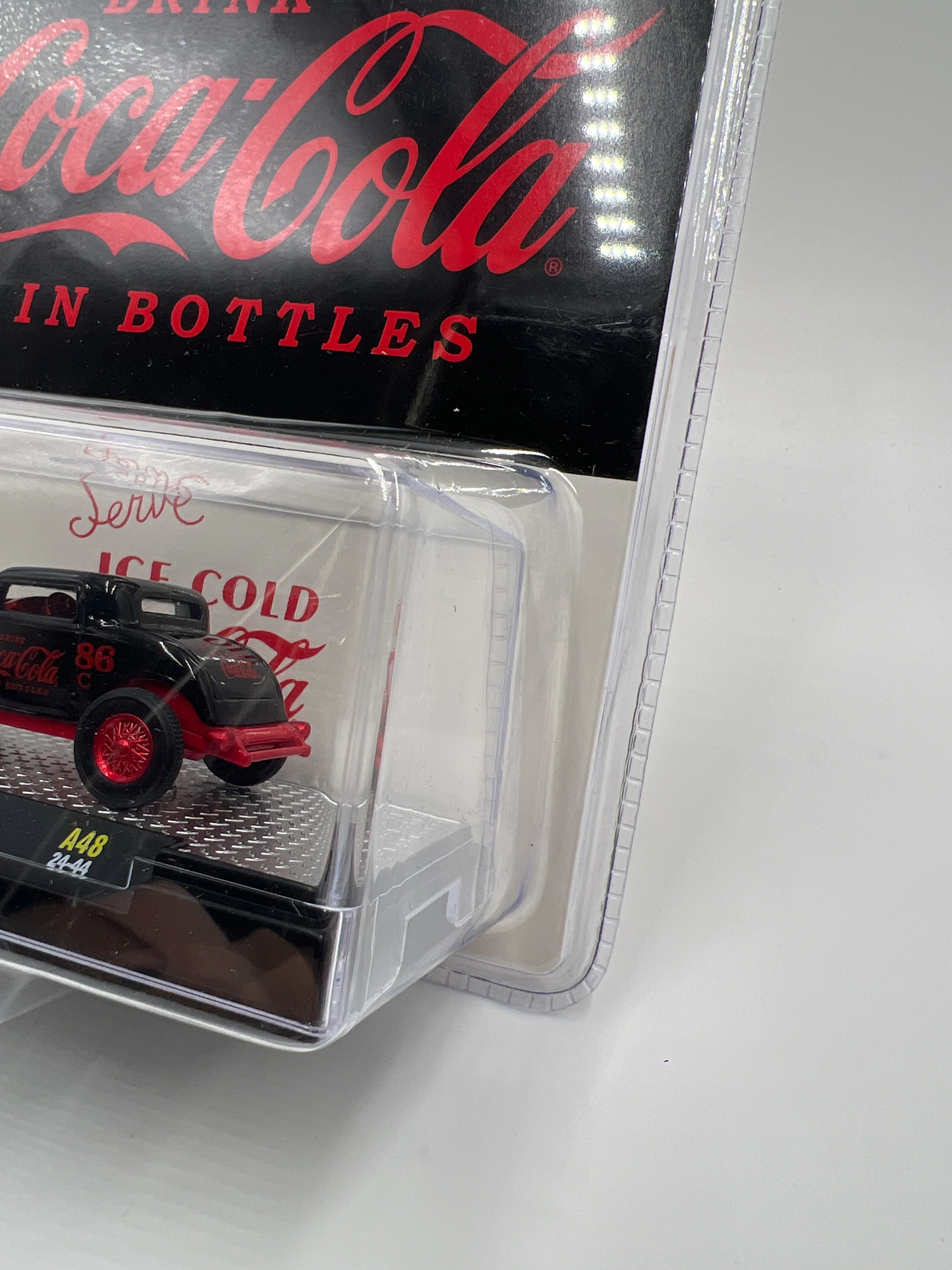 M2 Machines Coca Cola CHASE 1932 Ford Three Window Coupe Black A48 - Image 3