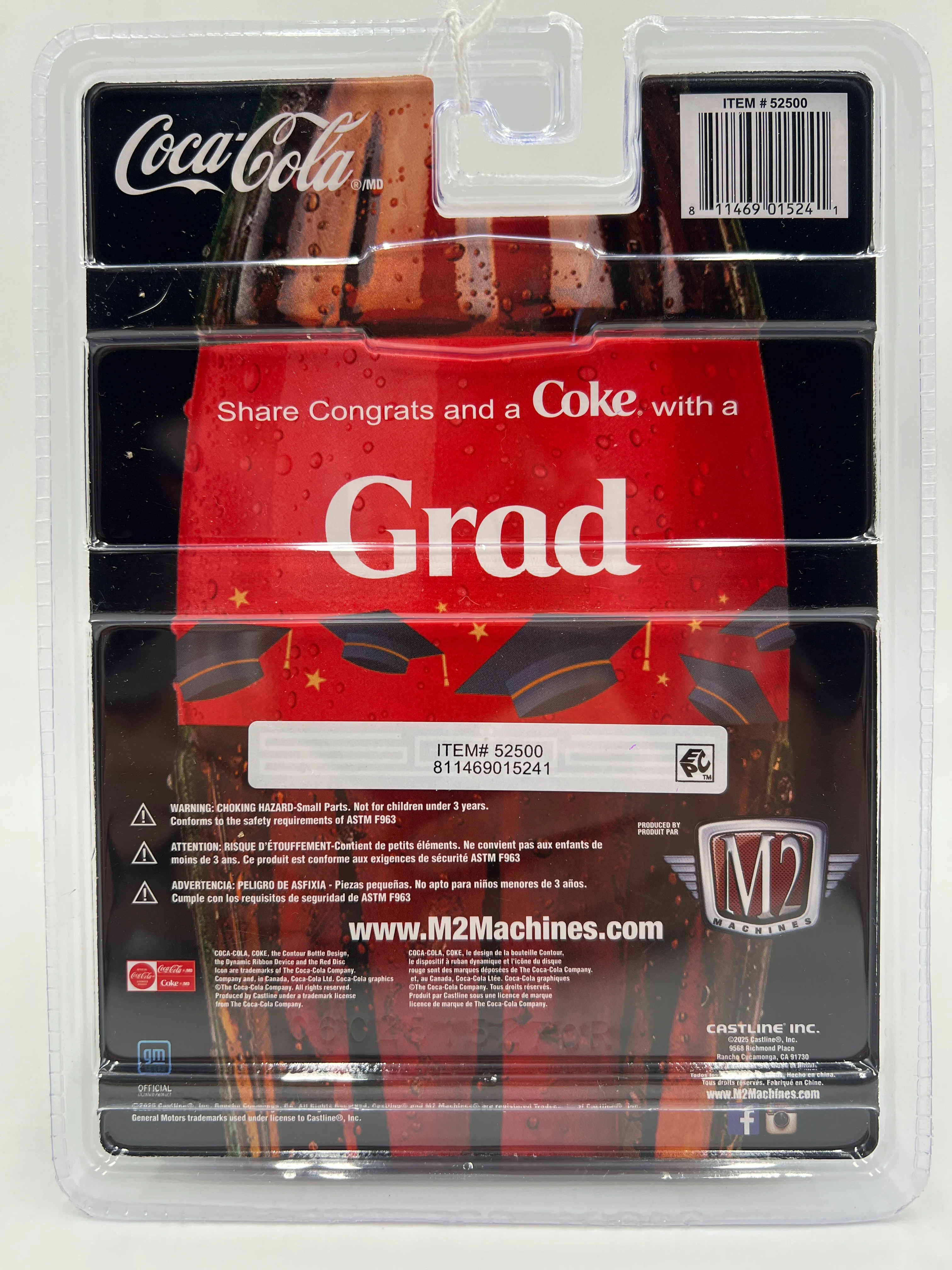 M2 Machines Coca Cola Grad 1992 Chevrolet C1500 SS 454 Red A58 197C - Image 5