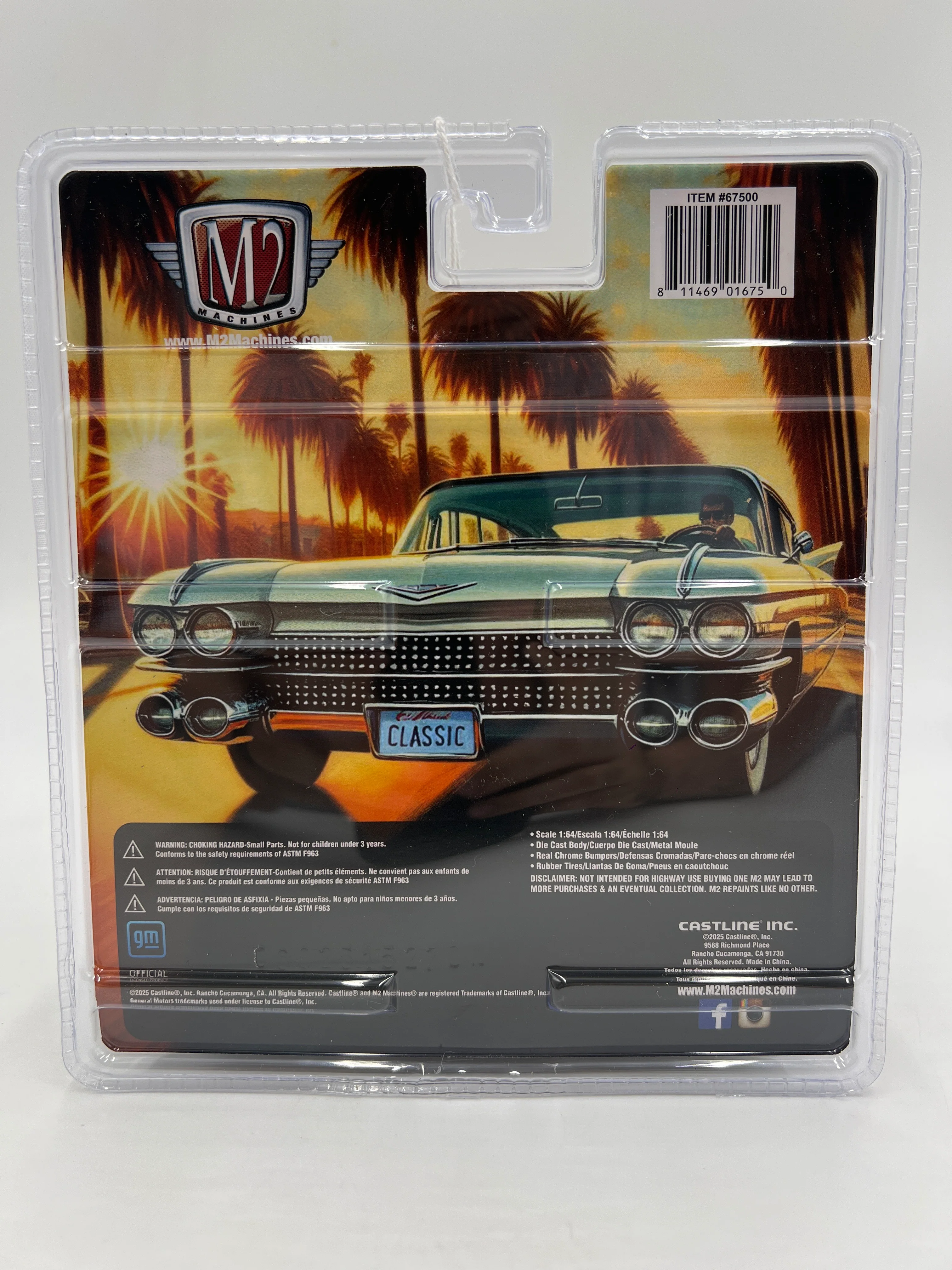 2025 M2 Machines Diorama CHASE 1959 Cadillac Series 62 R14 - Image 6