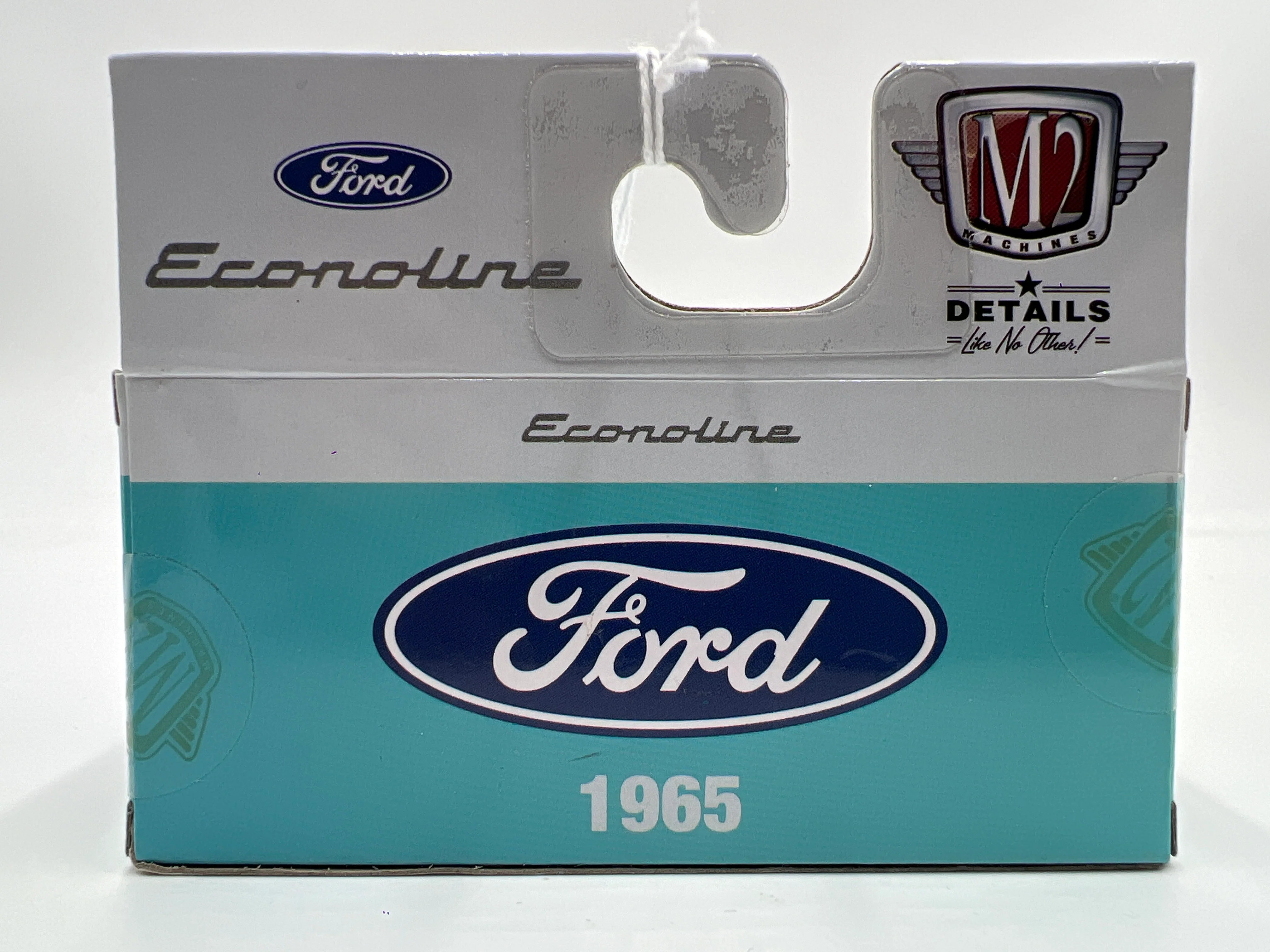 M2 Machines Econoline 1965 Ford Econoline Truck Black R64 (Cracked Case) - Image 7