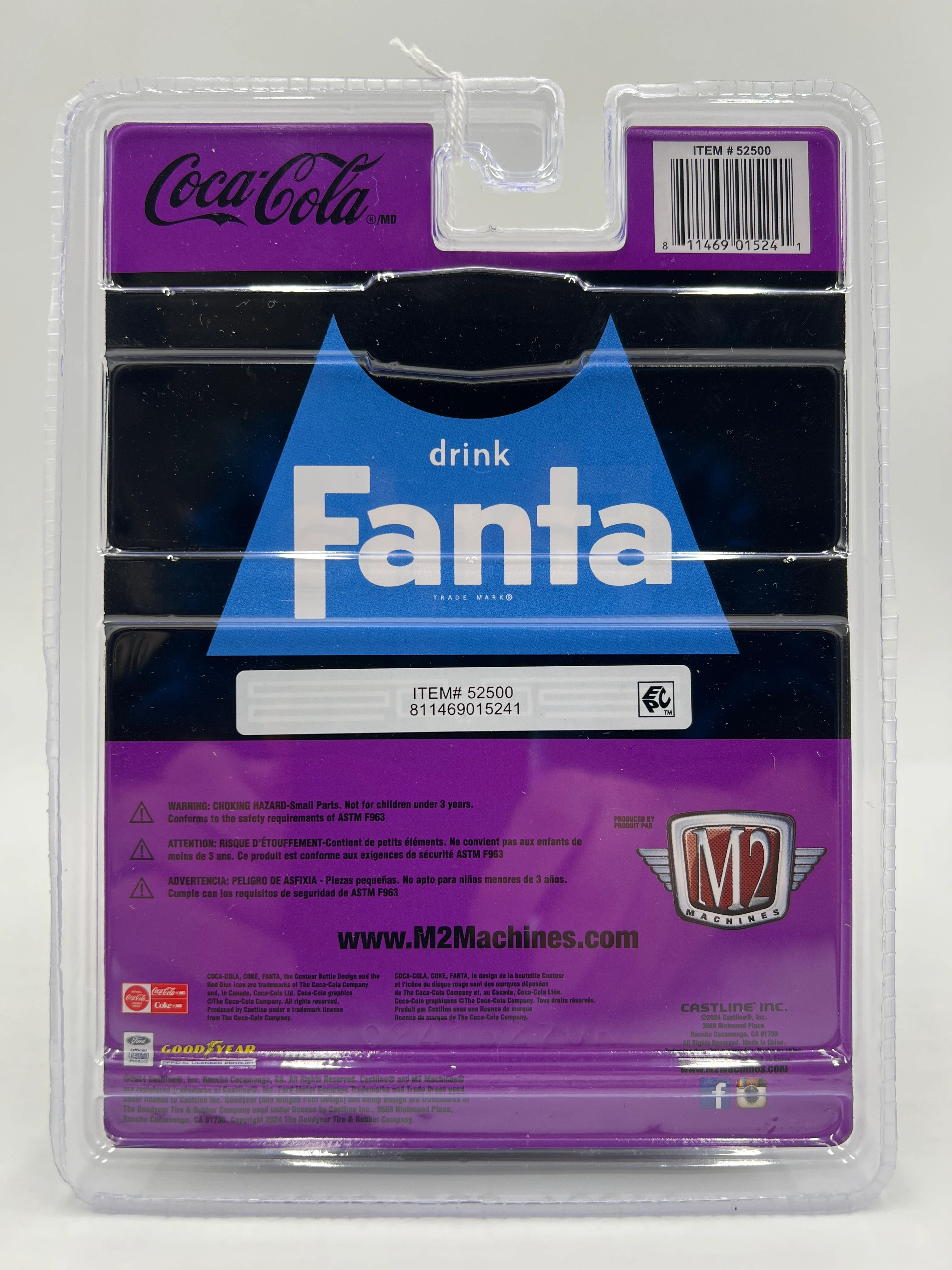 M2 Machines Coca Cola Fanta 1932 Ford Tudor Sedan Black A51 204E - Image 6