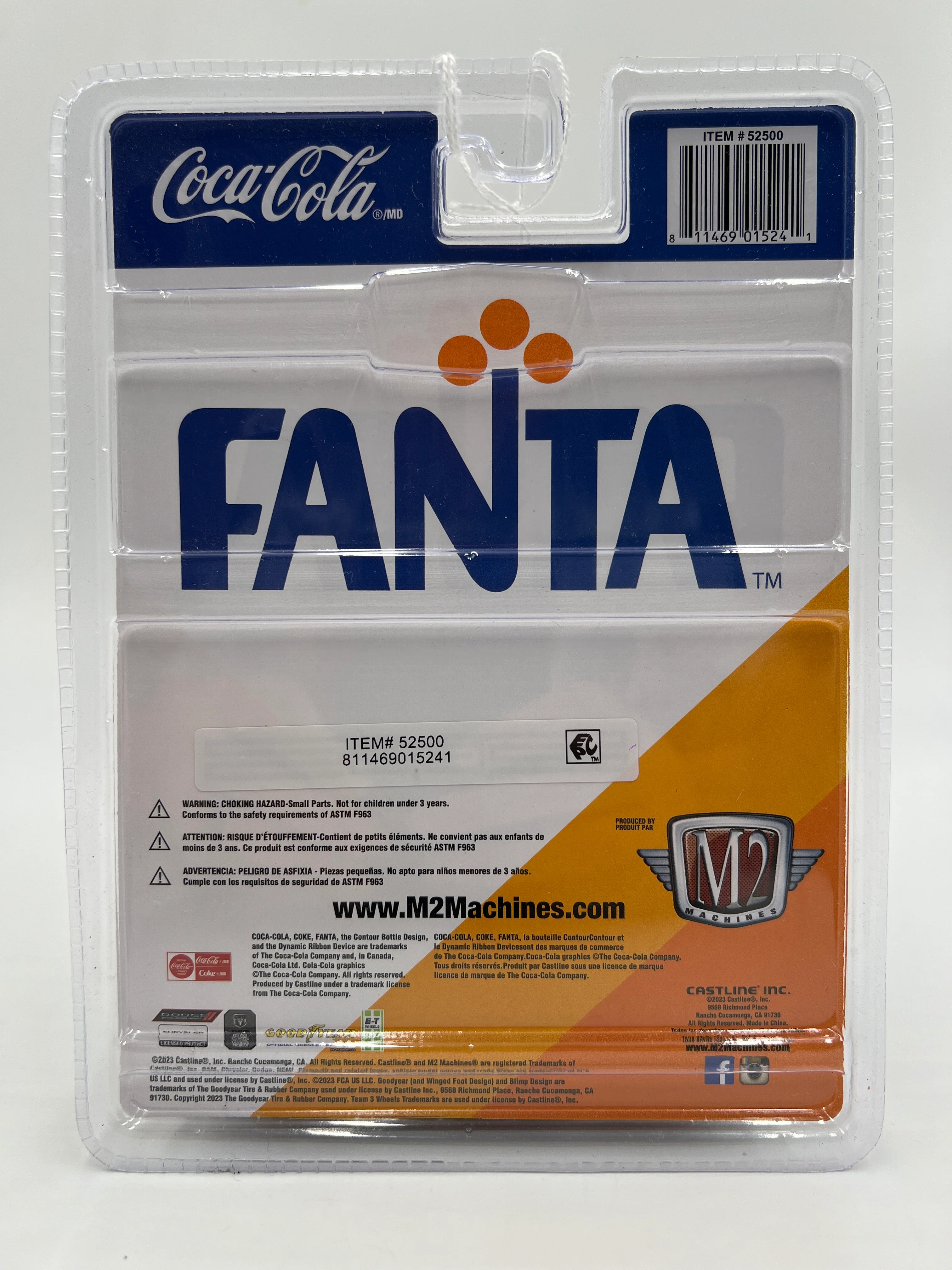 M2 Machines Coca Cola Fanta CHASE 1971 Dodge Challenger Funny Car A35 - Image 6