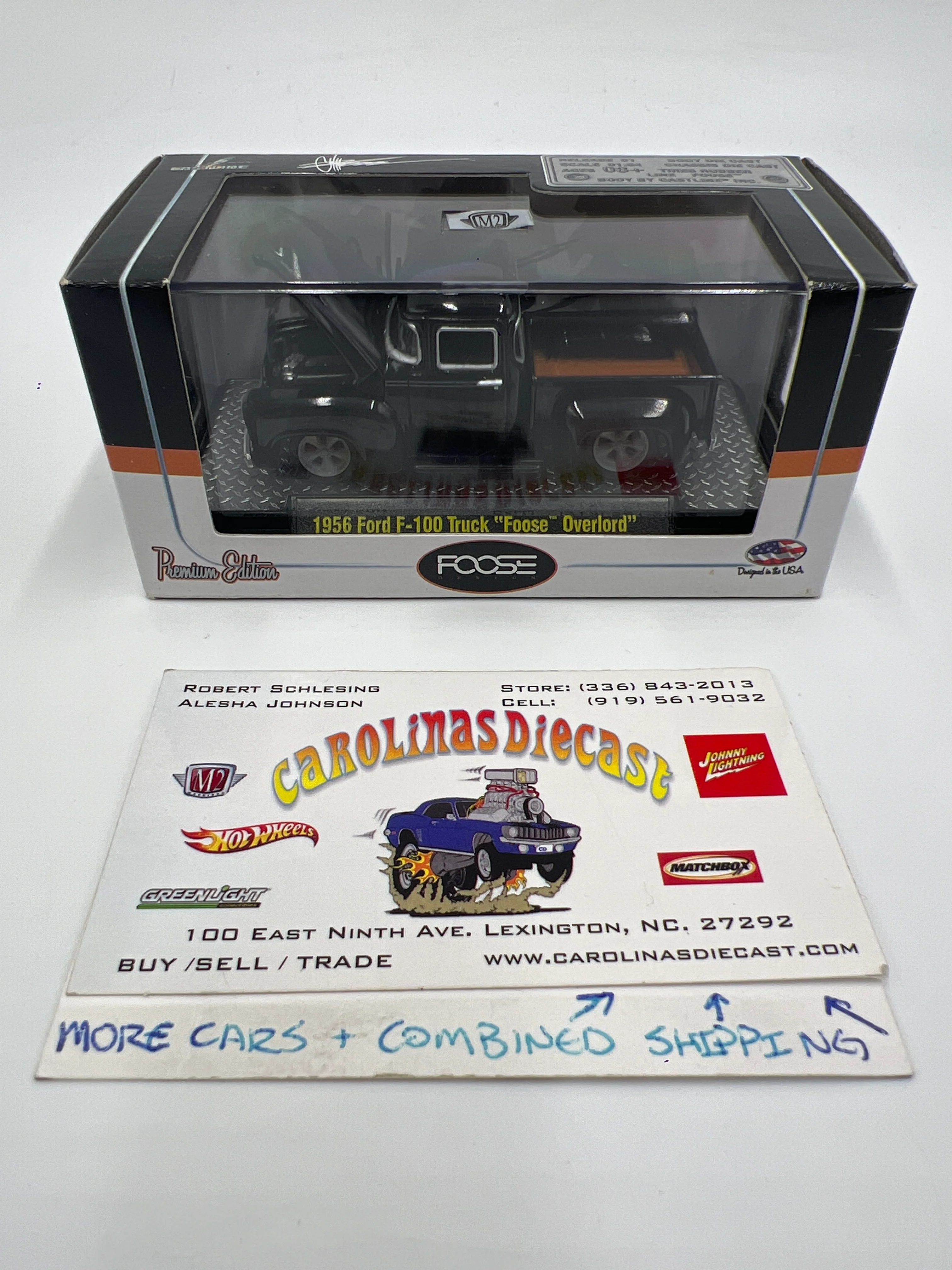 M2 Machines Foose Overlord 1956 Ford F-100 Truck Black 12-02