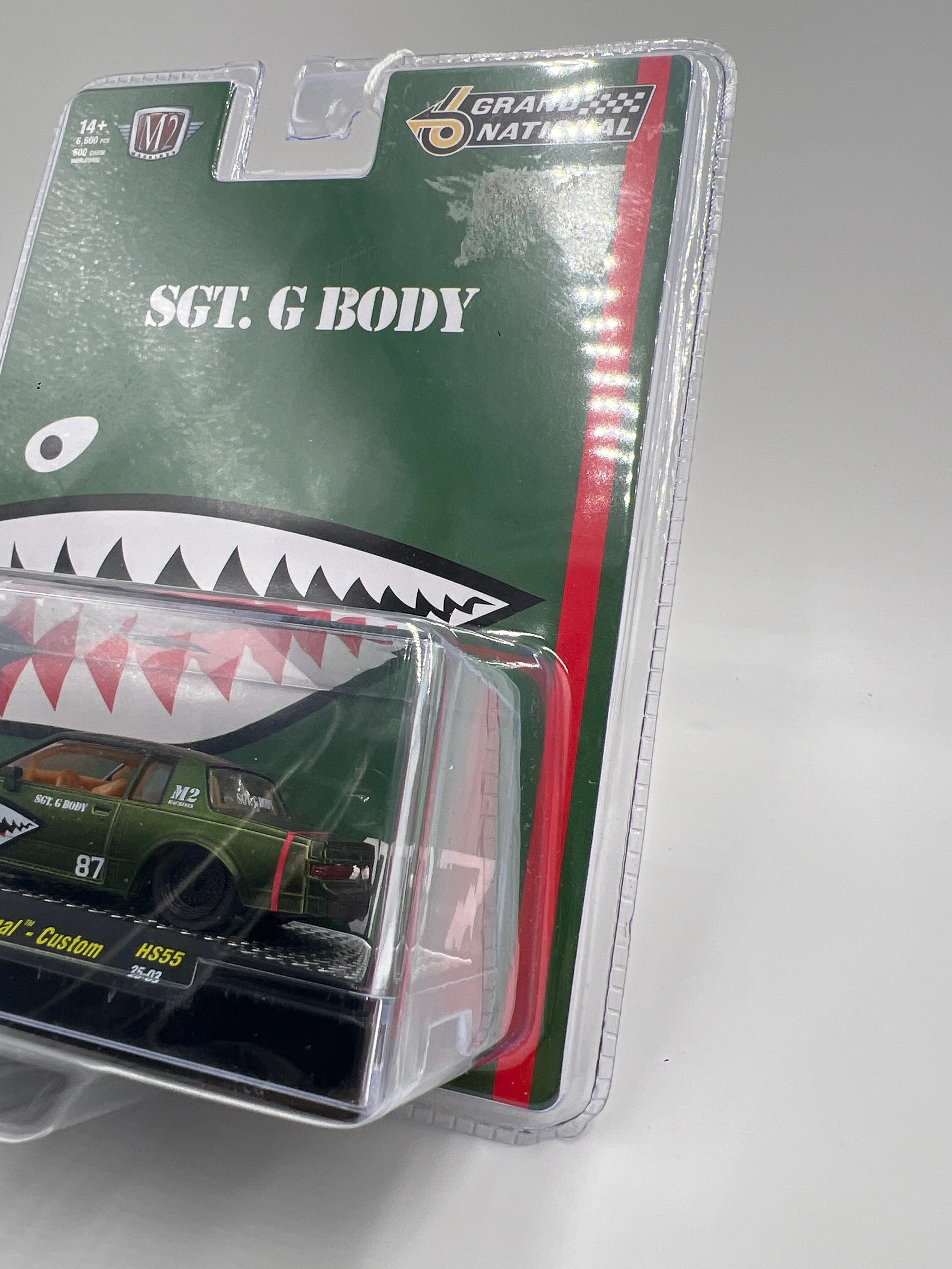 M2 Machines Hobby Exclusive SGT G Body 1987 Buick Grand National Custom Green HS55 194E - Image 3