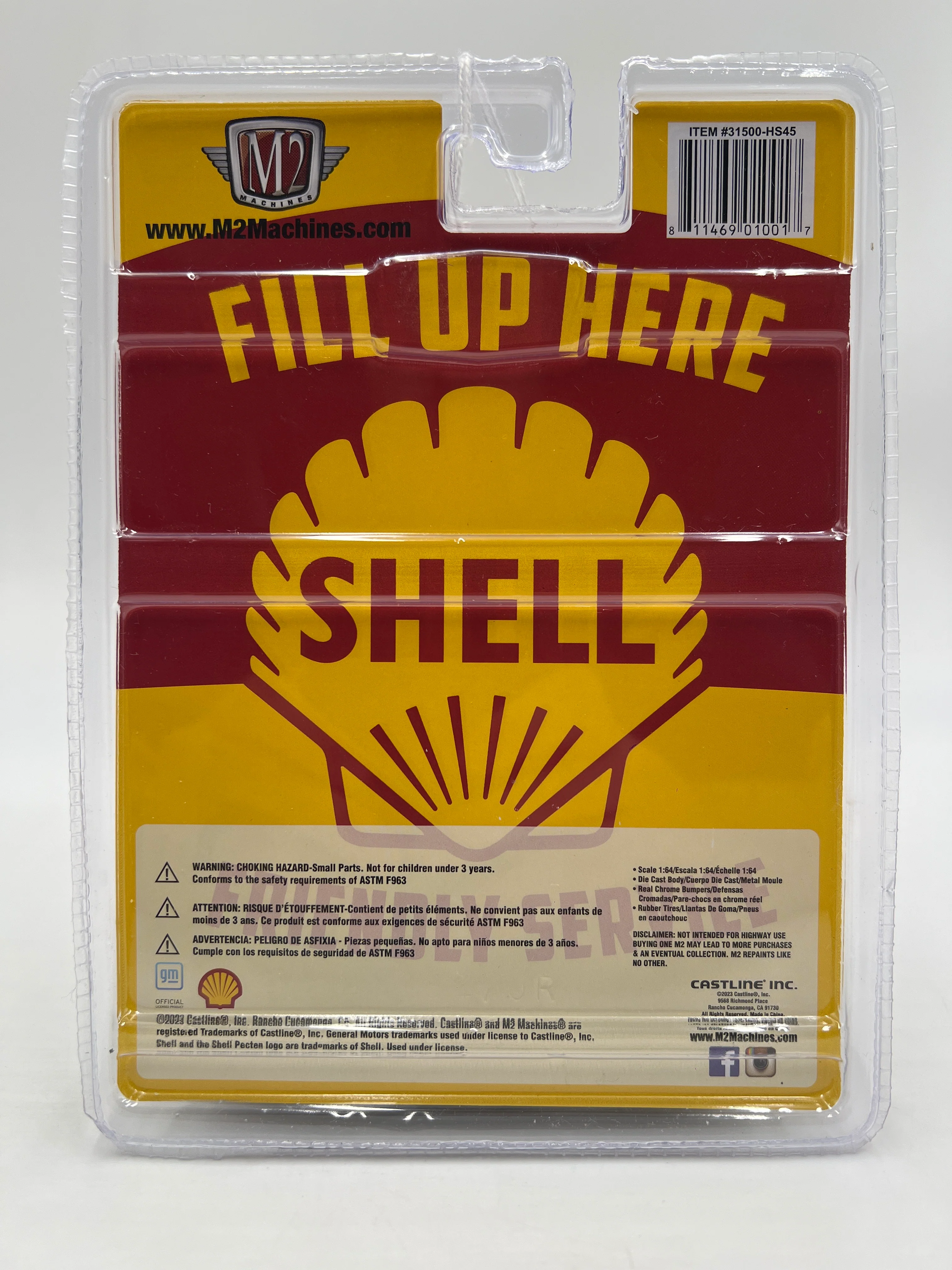 M2 Machines Hobby Exclusive CHASE Shell 1970 Chevrolet C60 Tow Truck Yellow HS45 - Image 6