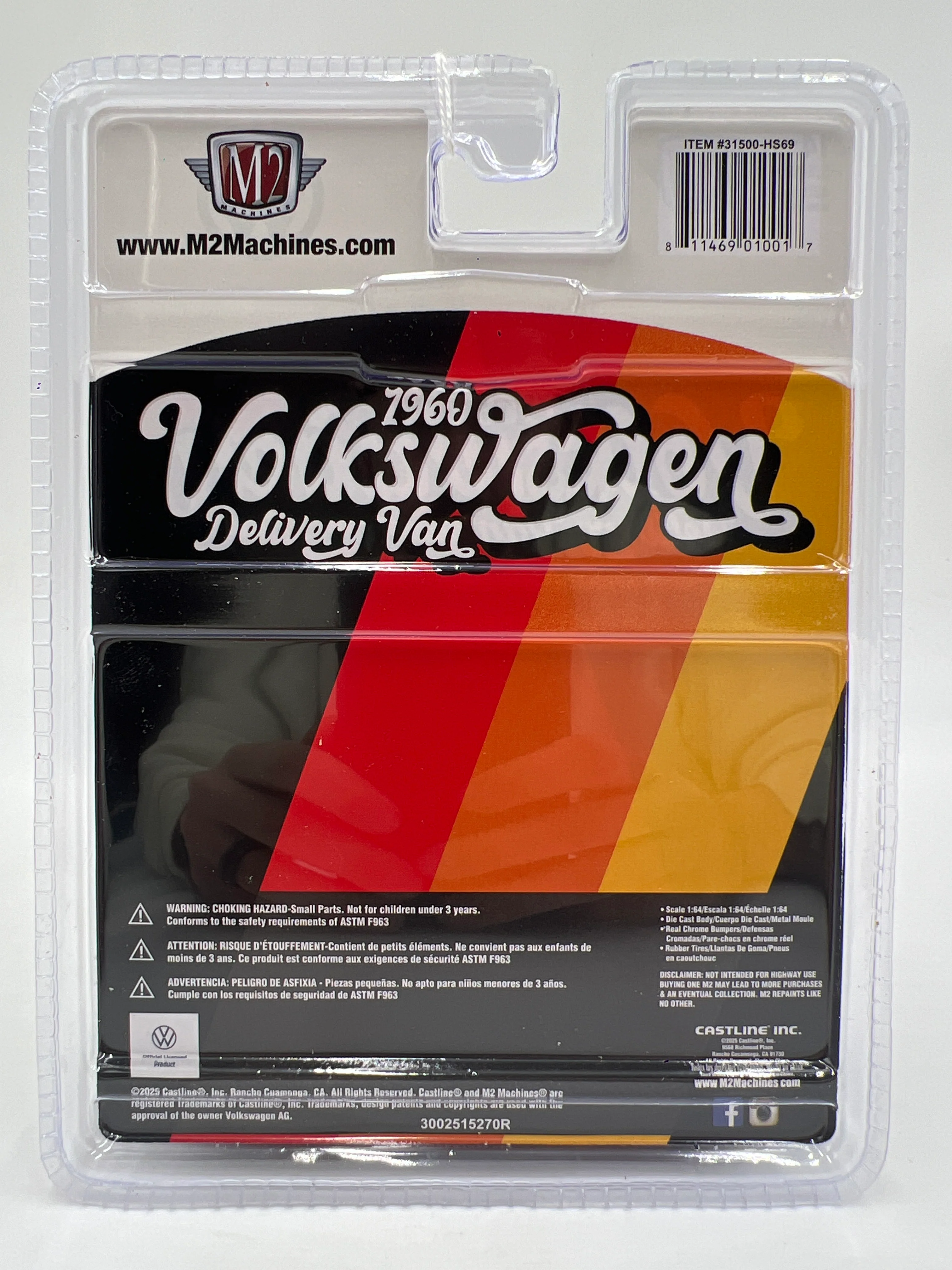 M2 Machines HS72 Hobby Exclusive CHASE 1960 VW Delivery Van - Image 6