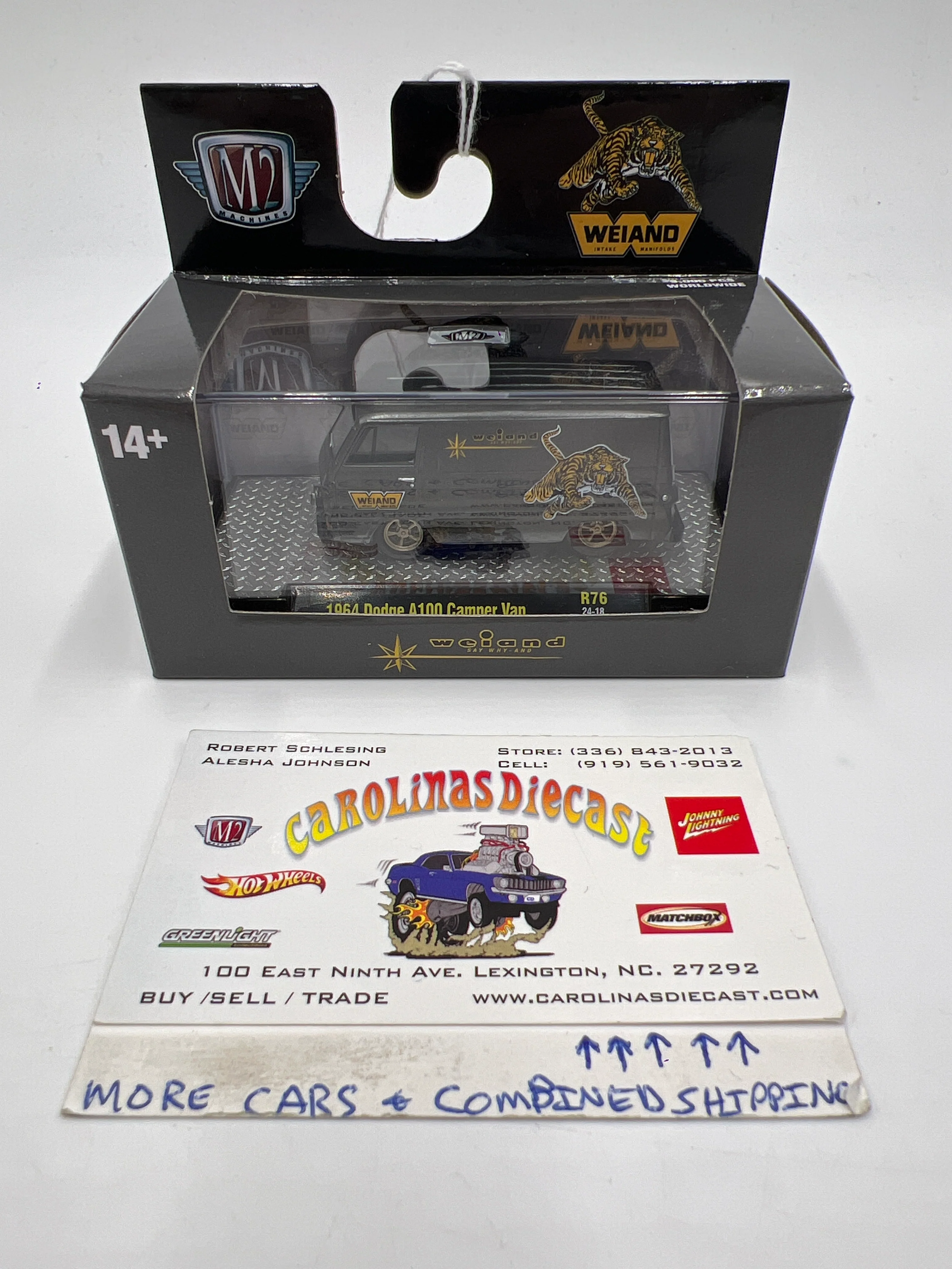 M2 Machines Weiand 1964 Dodge A100 Camper Van Gray R76