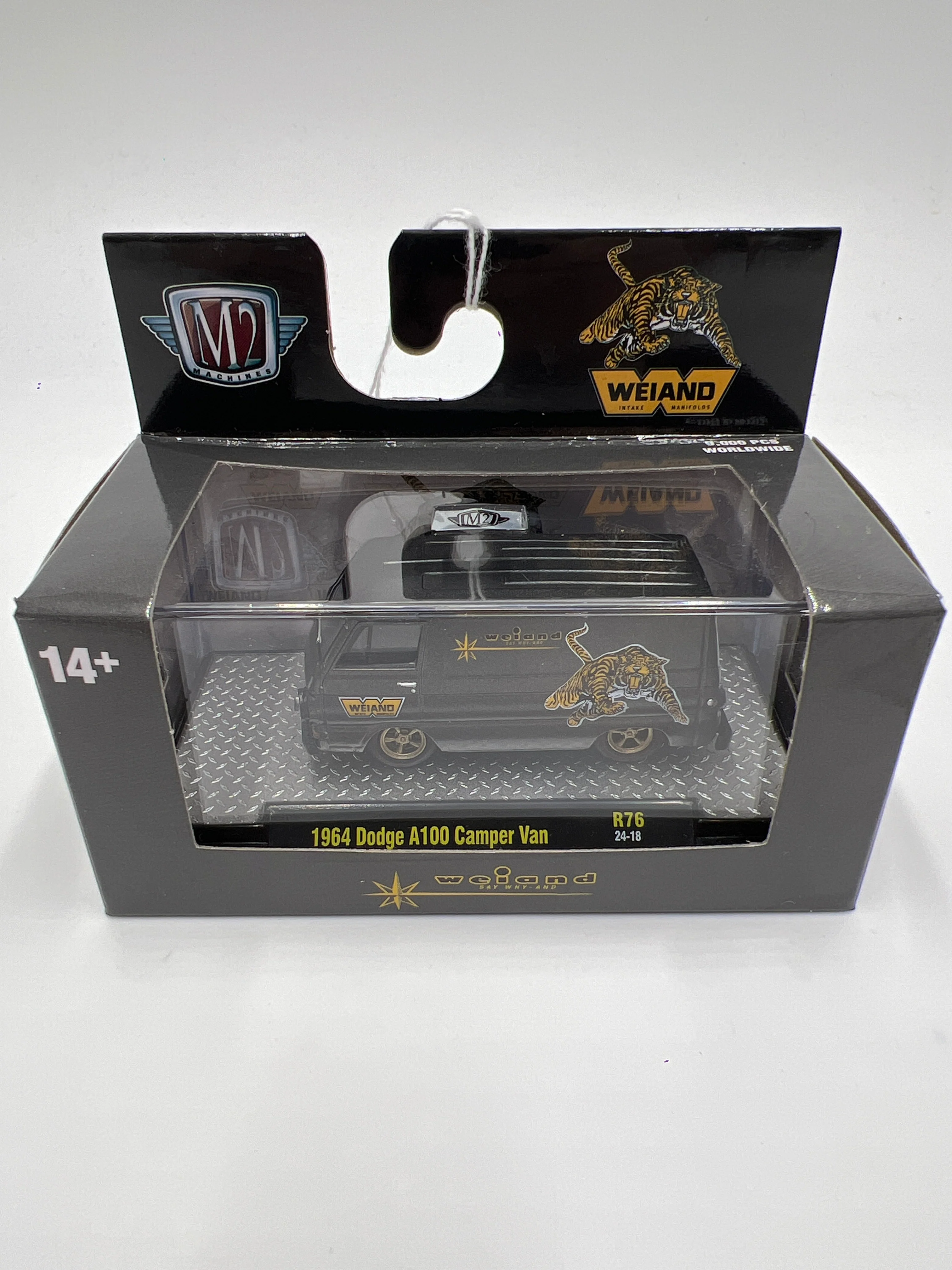 M2 Machines Weiand 1964 Dodge A100 Camper Van Gray R76 - Image 2