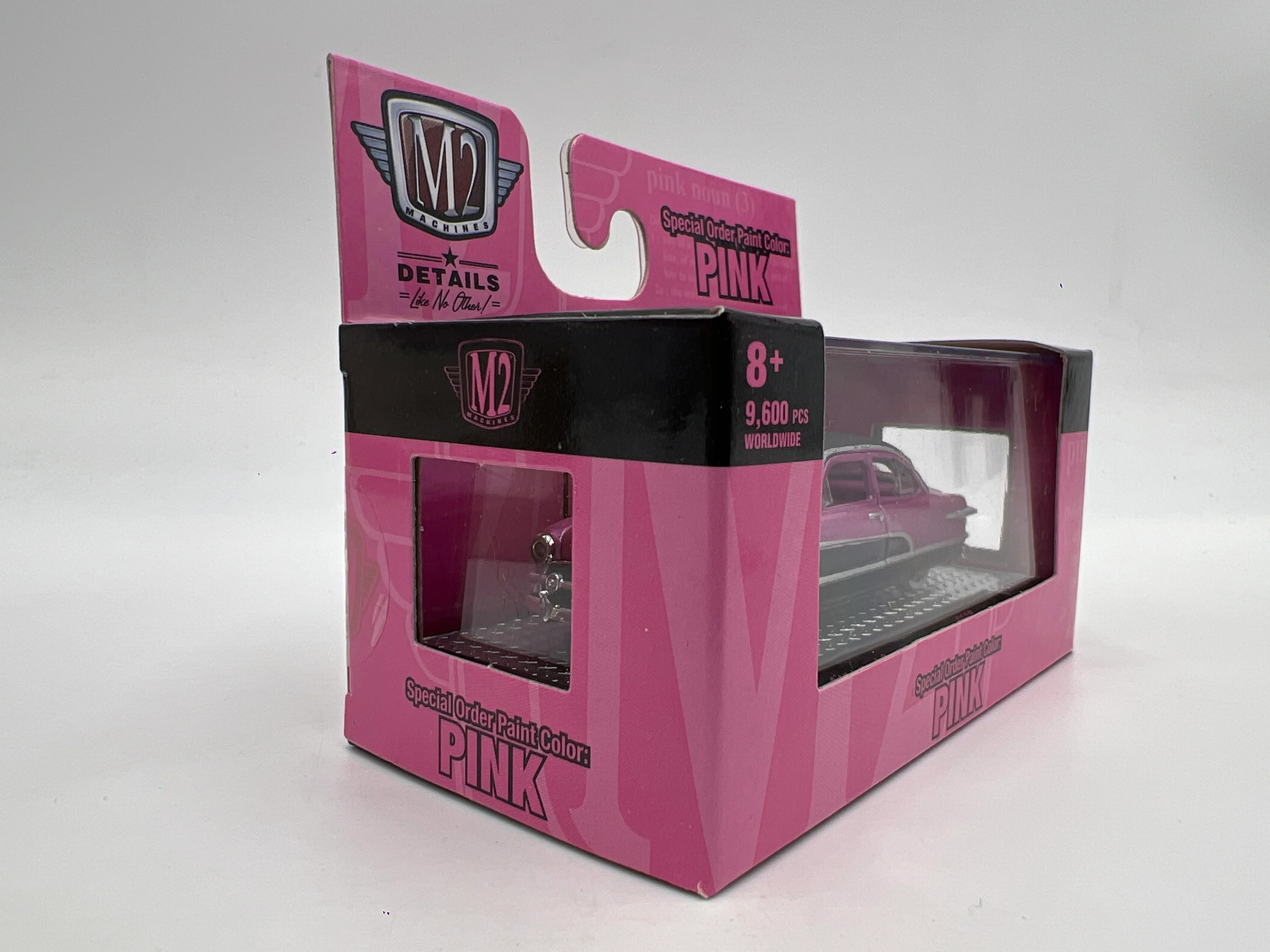 M2 Machines Walmart Exclusive Special Order Paint Color 1951 Ford Crestliner Pink S110 - Image 4
