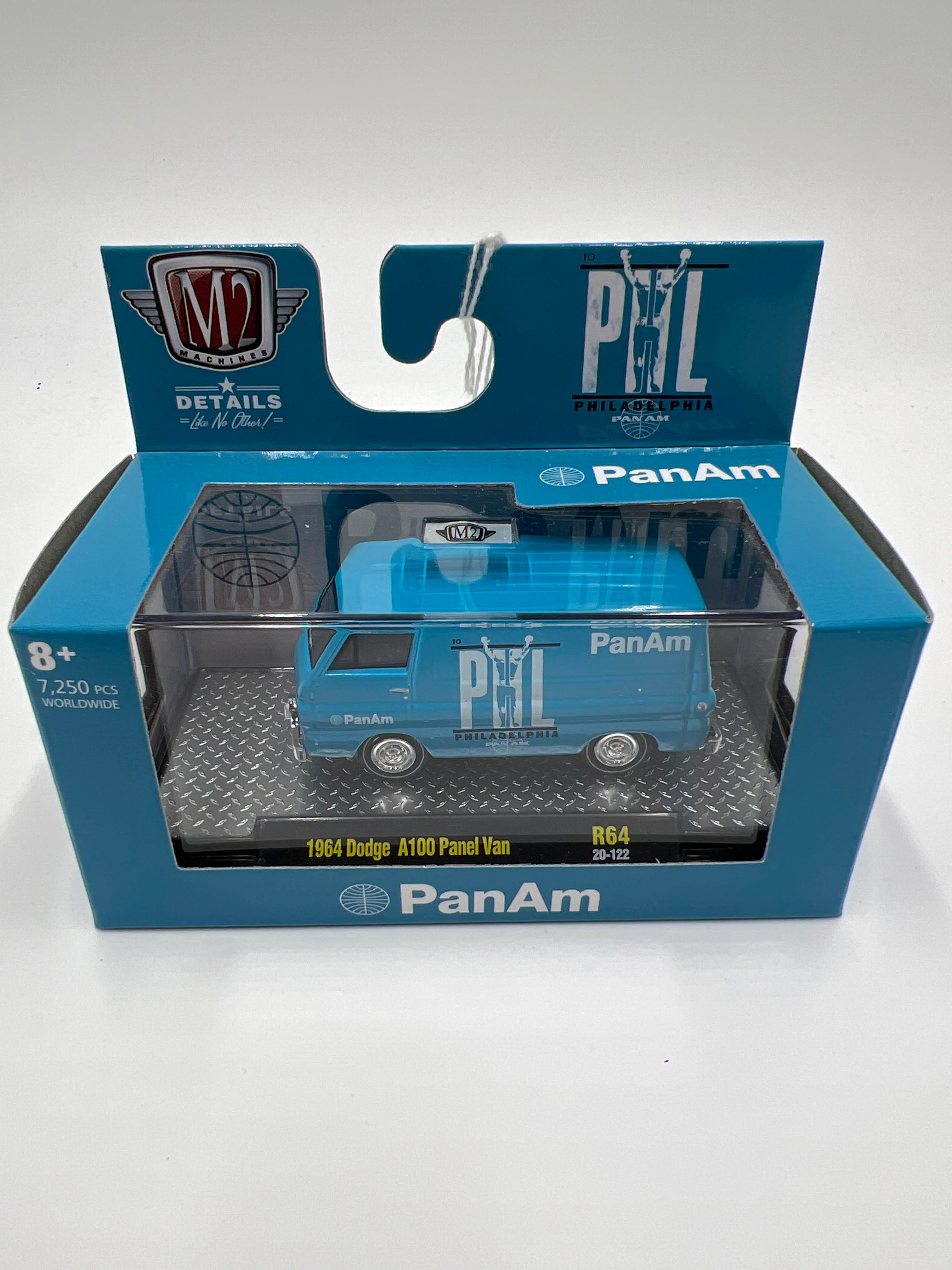 M2 Machines Pan Am 1964 Dodge A100 Panel Van Blue R64 - Image 2