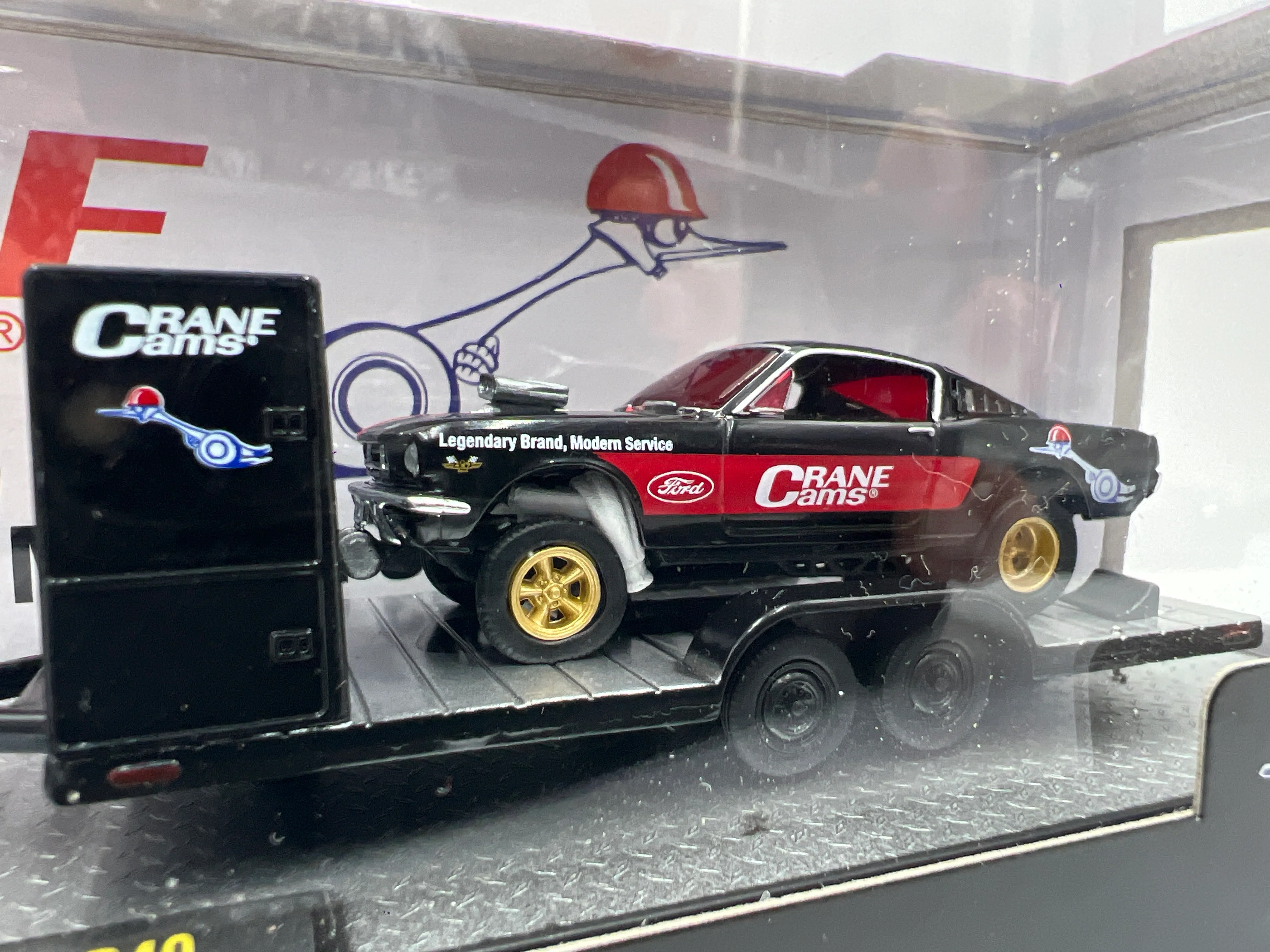 M2 Machines Auto Haulers Crane Cams 1969 Ford F-100 Ranger & 1966 Ford Mustang Gasser R49 - Image 4