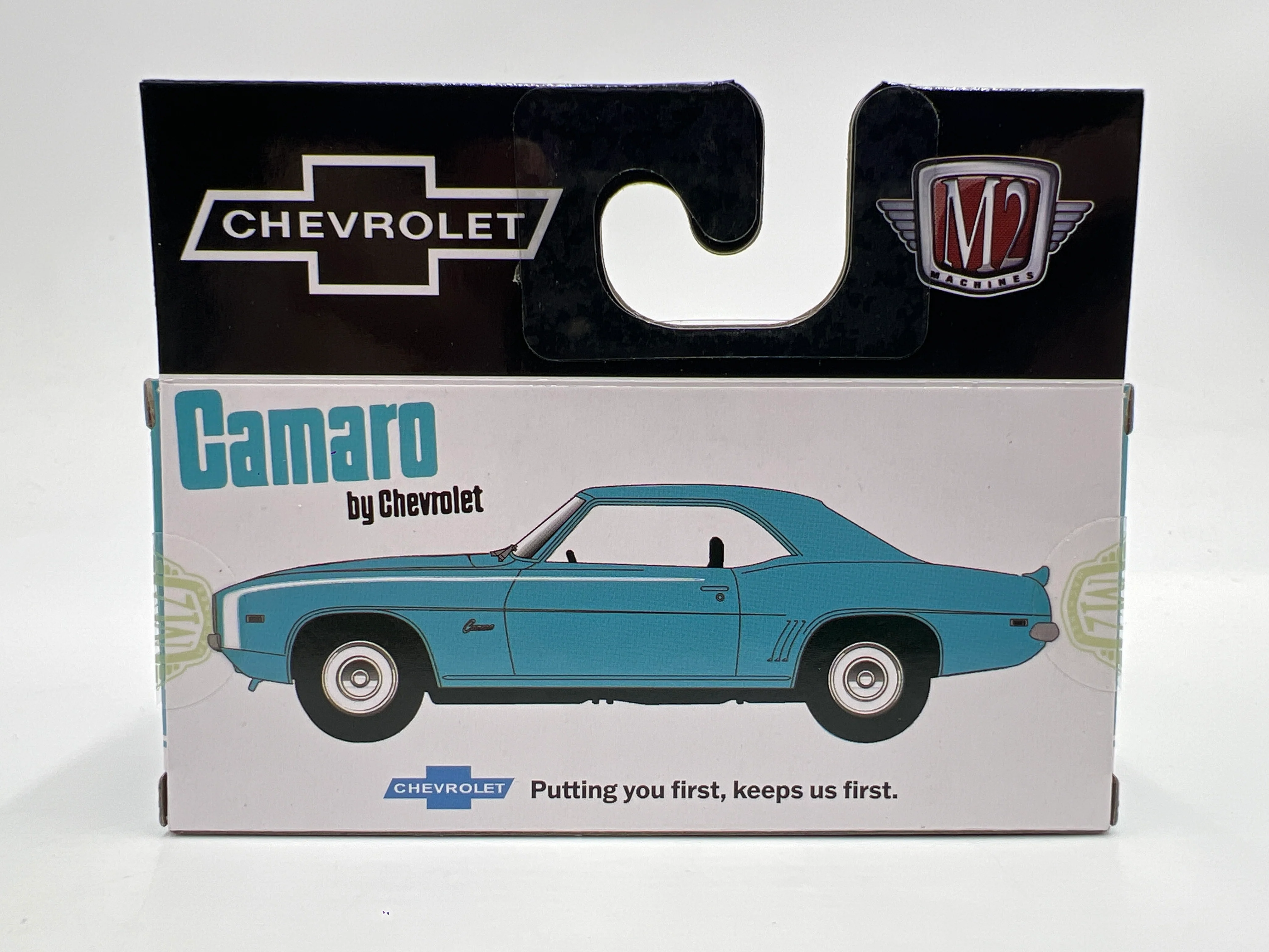 M2 Machines Target Exclusive 1969 Chevrolet SS/RS 396 Light Blue S142 - Image 5