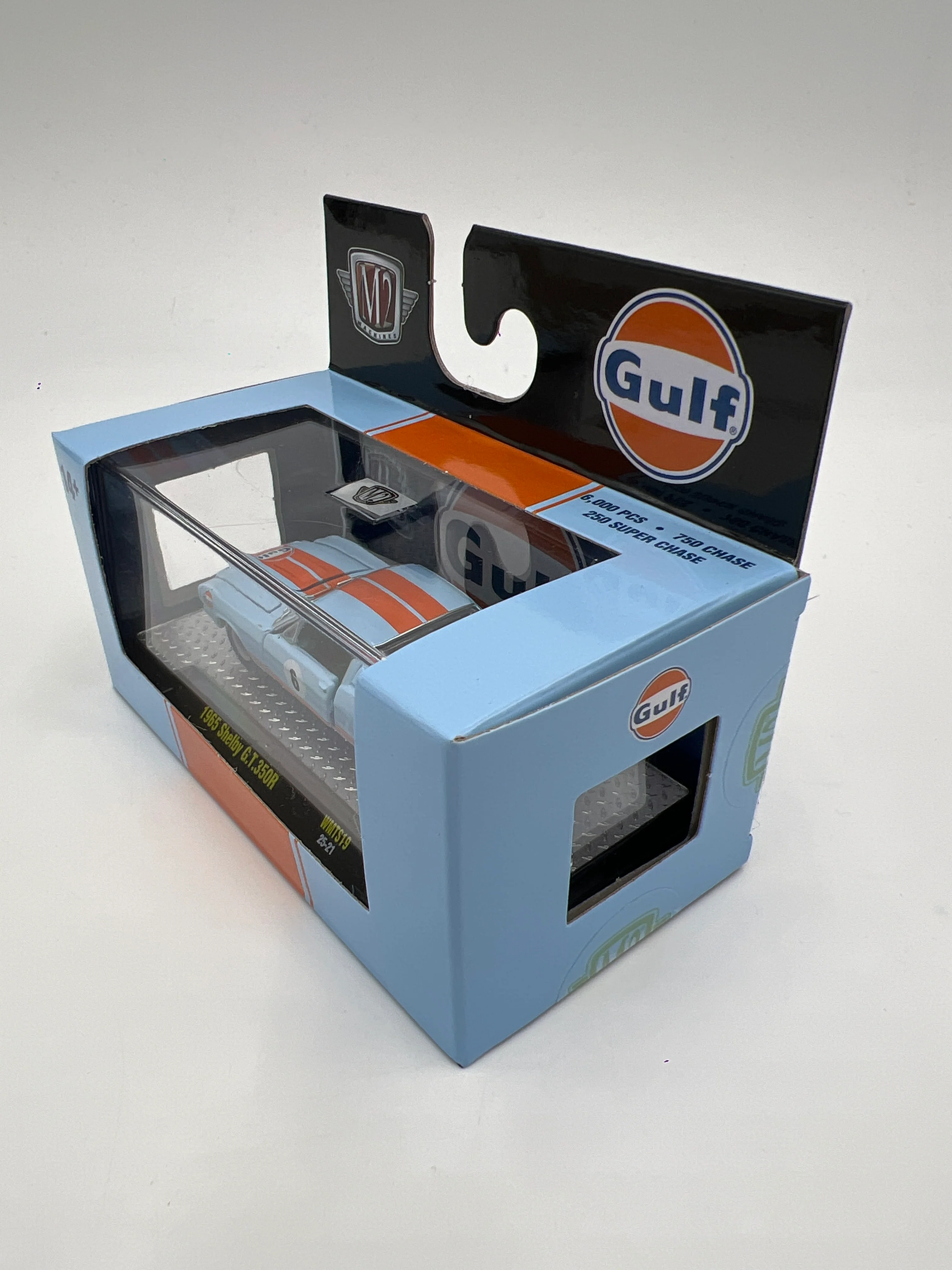 M2 Machines Walmart Exclusive Gulf Set 1965 Shelby G.T.350R Gulf Blue WMTS19 - Image 5