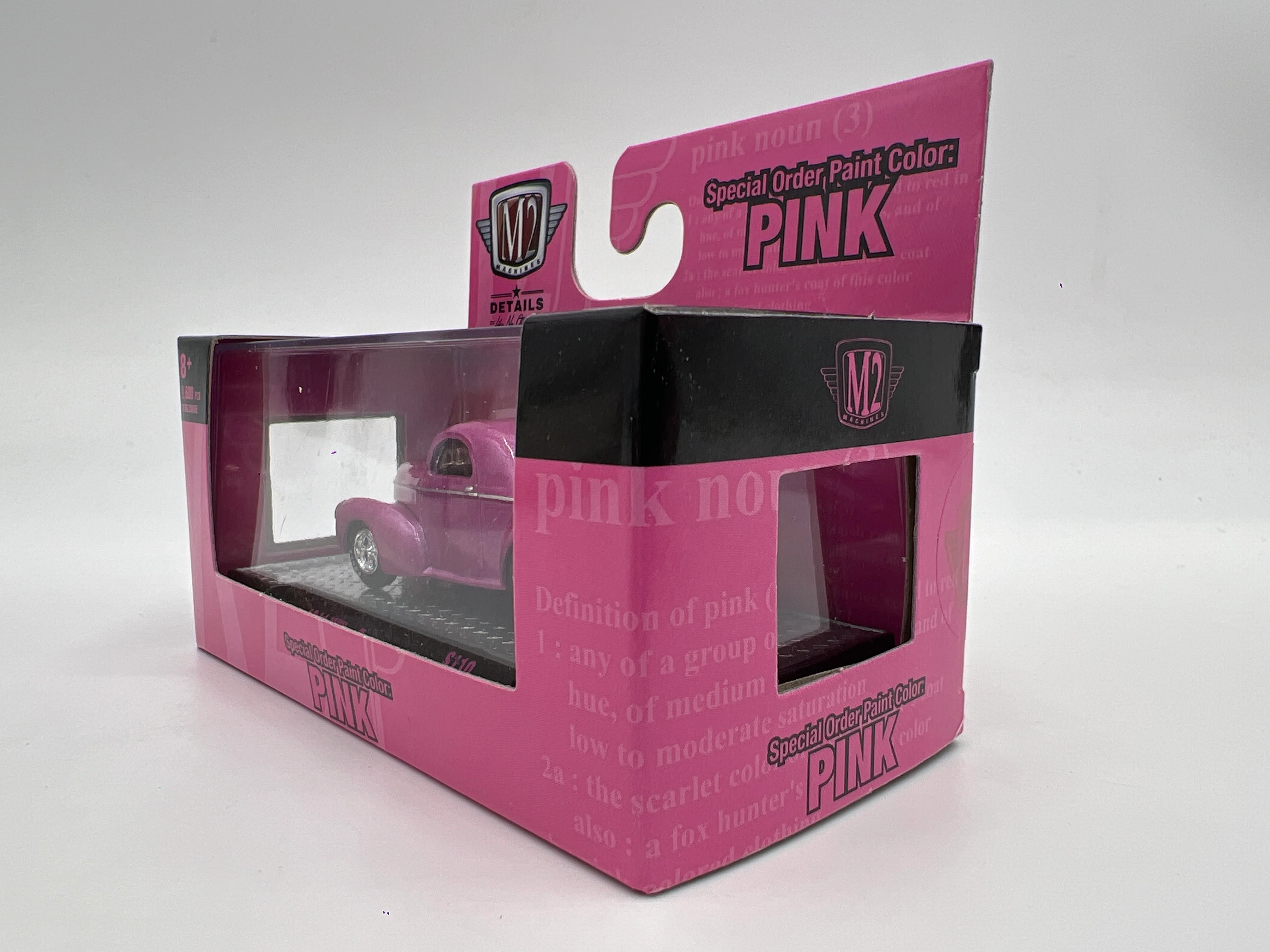M2 Machines Walmart Exclusive Special Order Paint 1941 Willys Coupe Pink S110 - Image 3