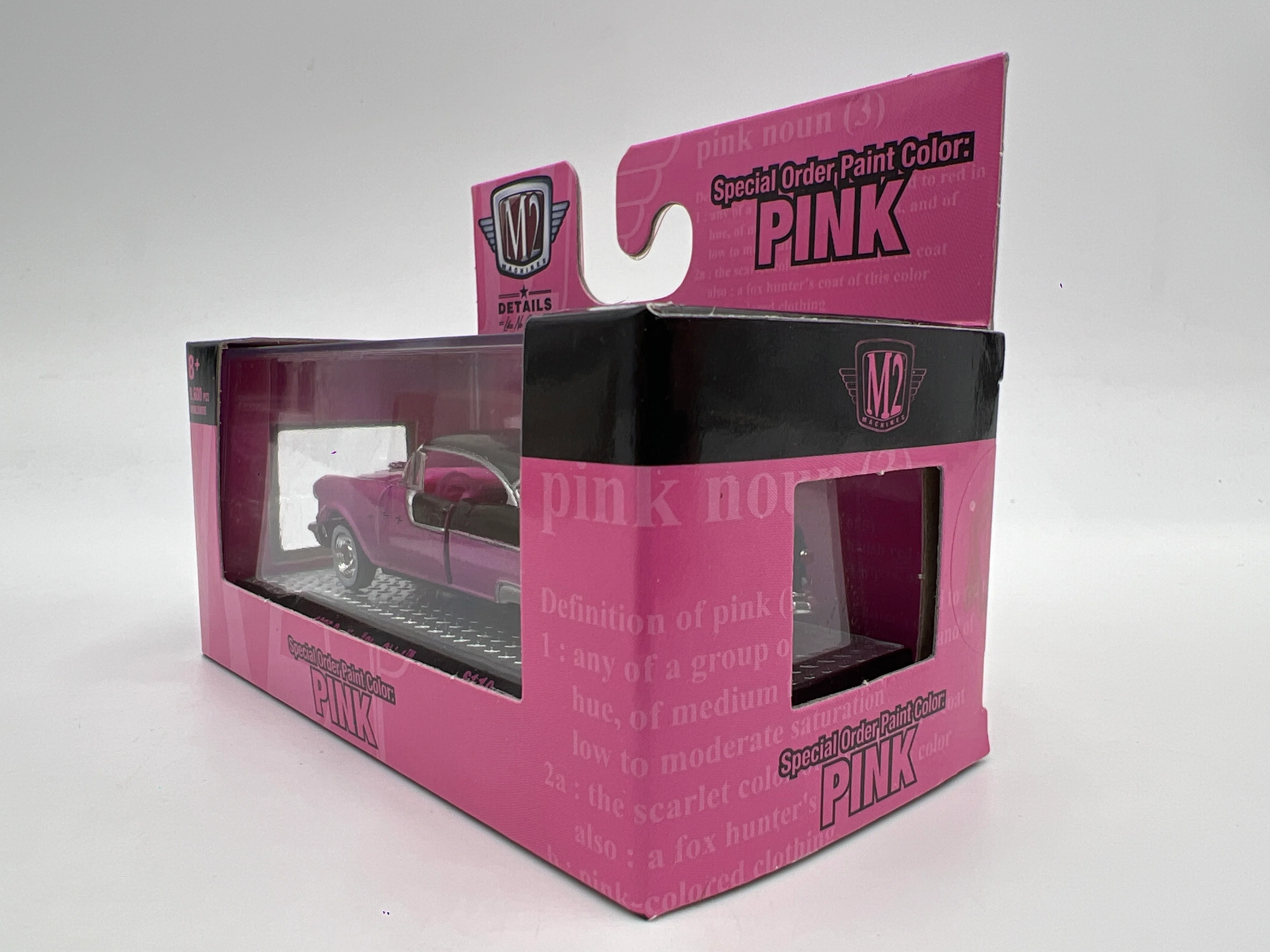 M2 Machines Walmart Exclusive Special Order Paint 1955 Pontiac Star Chief Pink S110 - Image 3