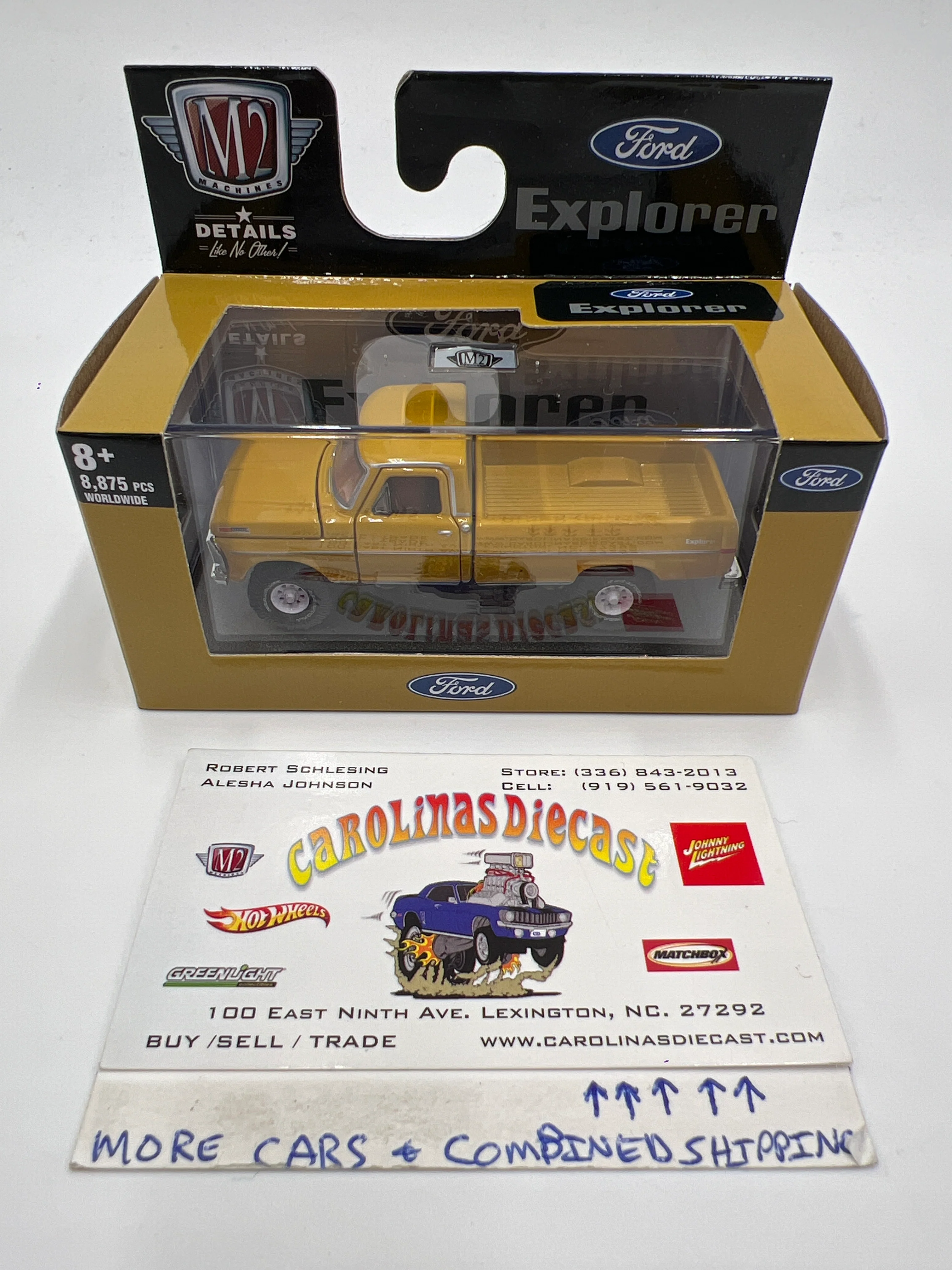 M2 Machines 1972 Ford F-250 Explorer 4x4 Yellow R63