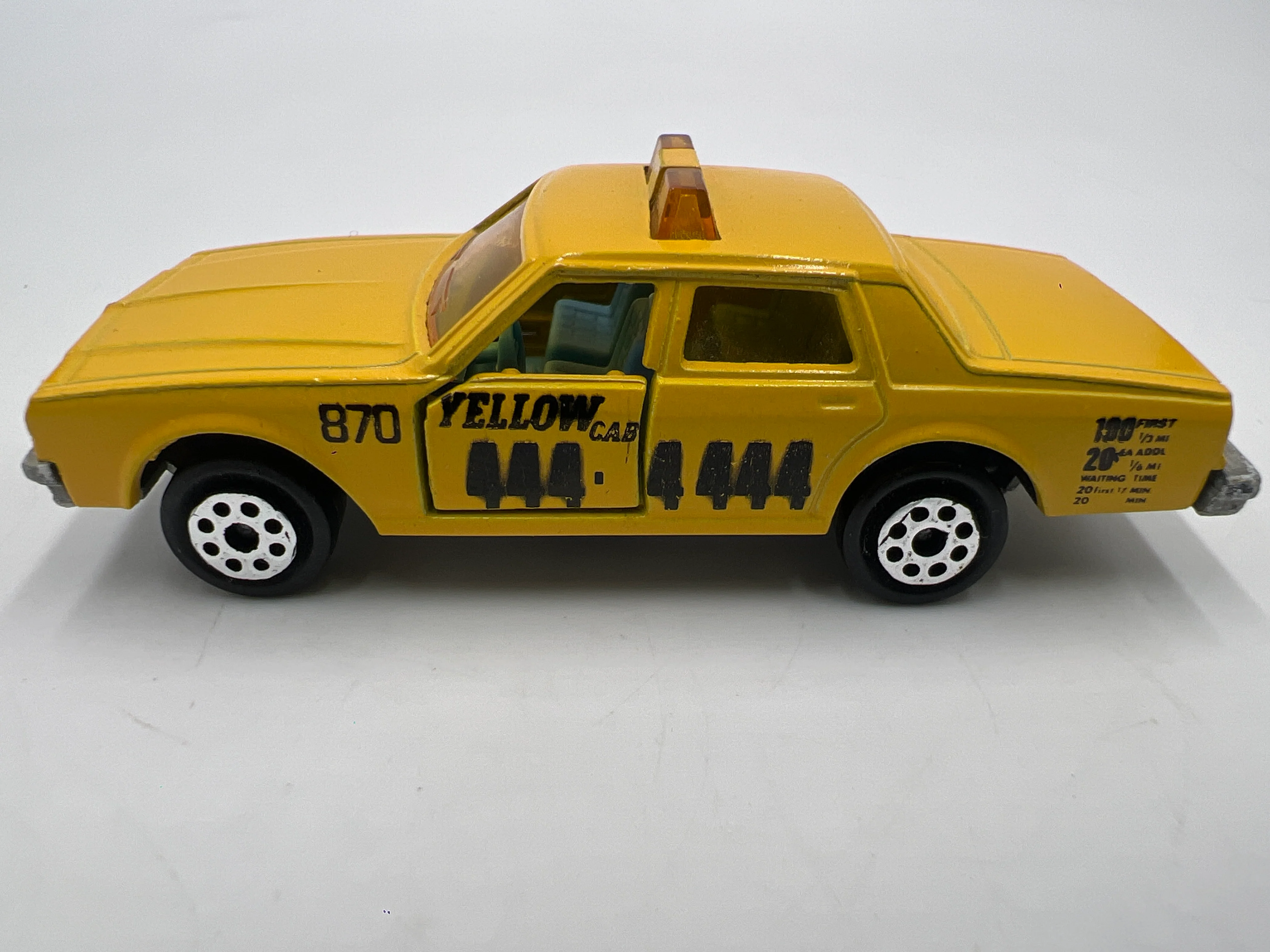 Majorette No. 240 Chevrolet Impala Taxi Yellow Loose - Image 5