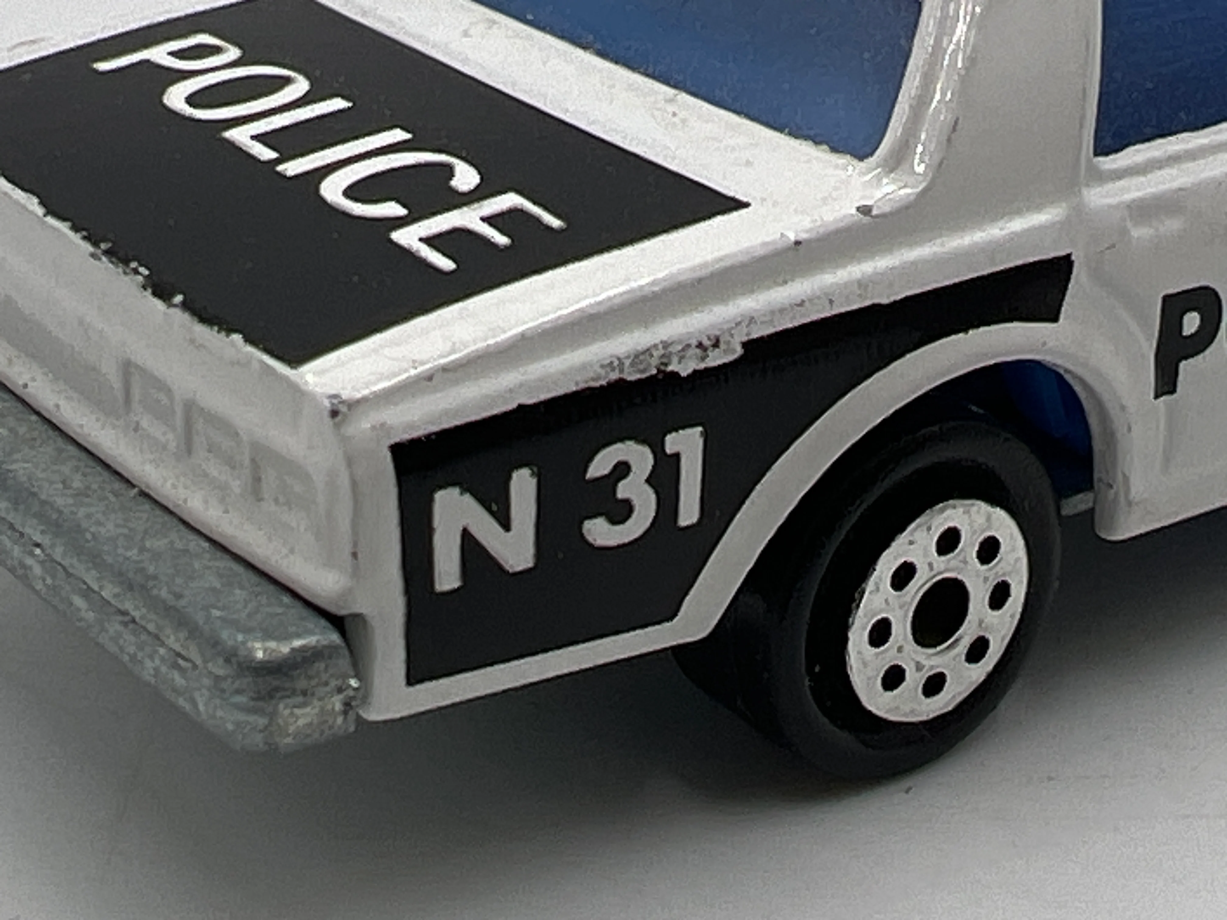 Majorette No. 240 Chevrolet Impala Police White/Black Loose - Image 7