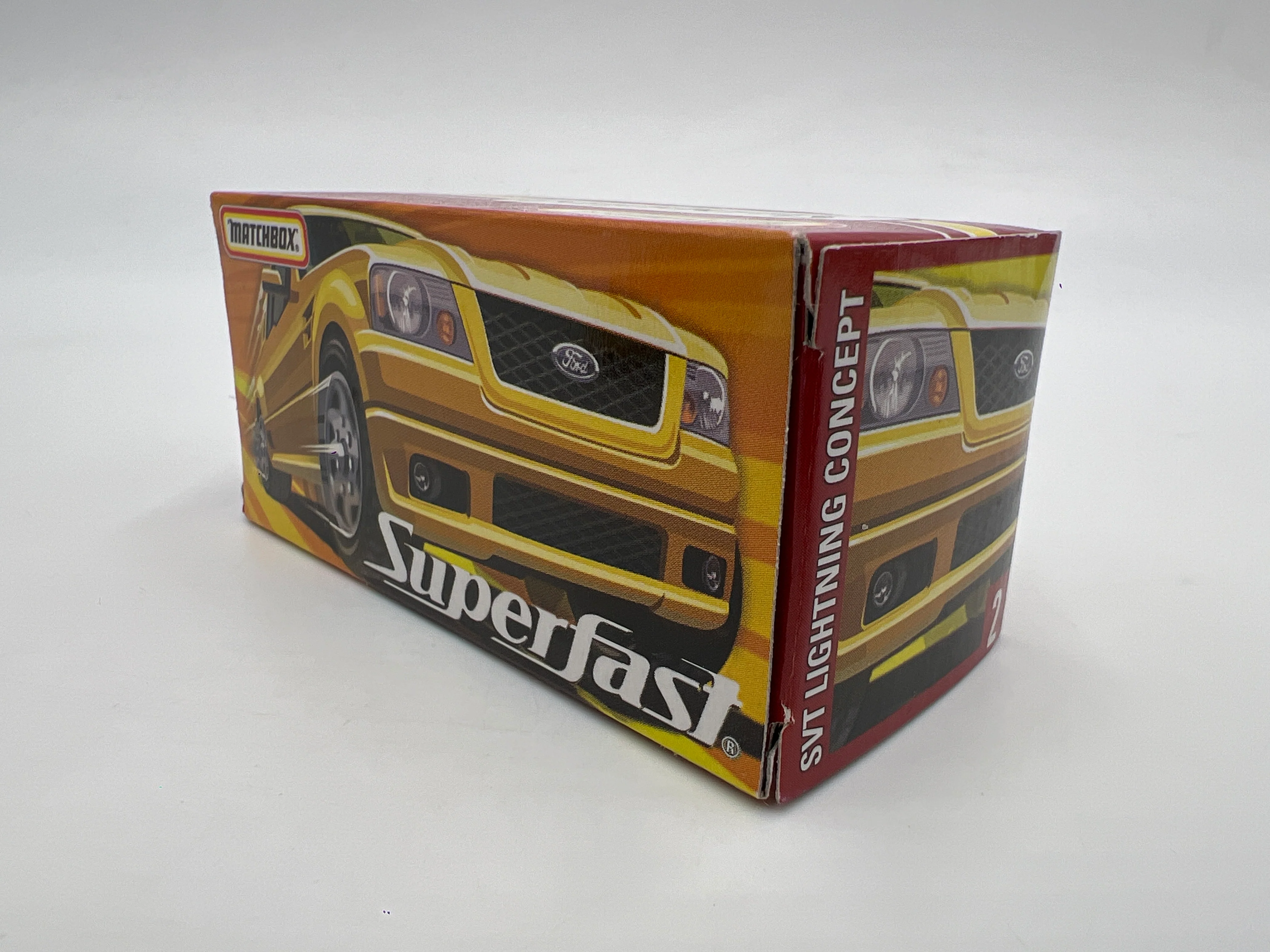 Matchbox 1/64 Superfast #2 Ford SVT Lightning Concept Yellow Loose - Image 8