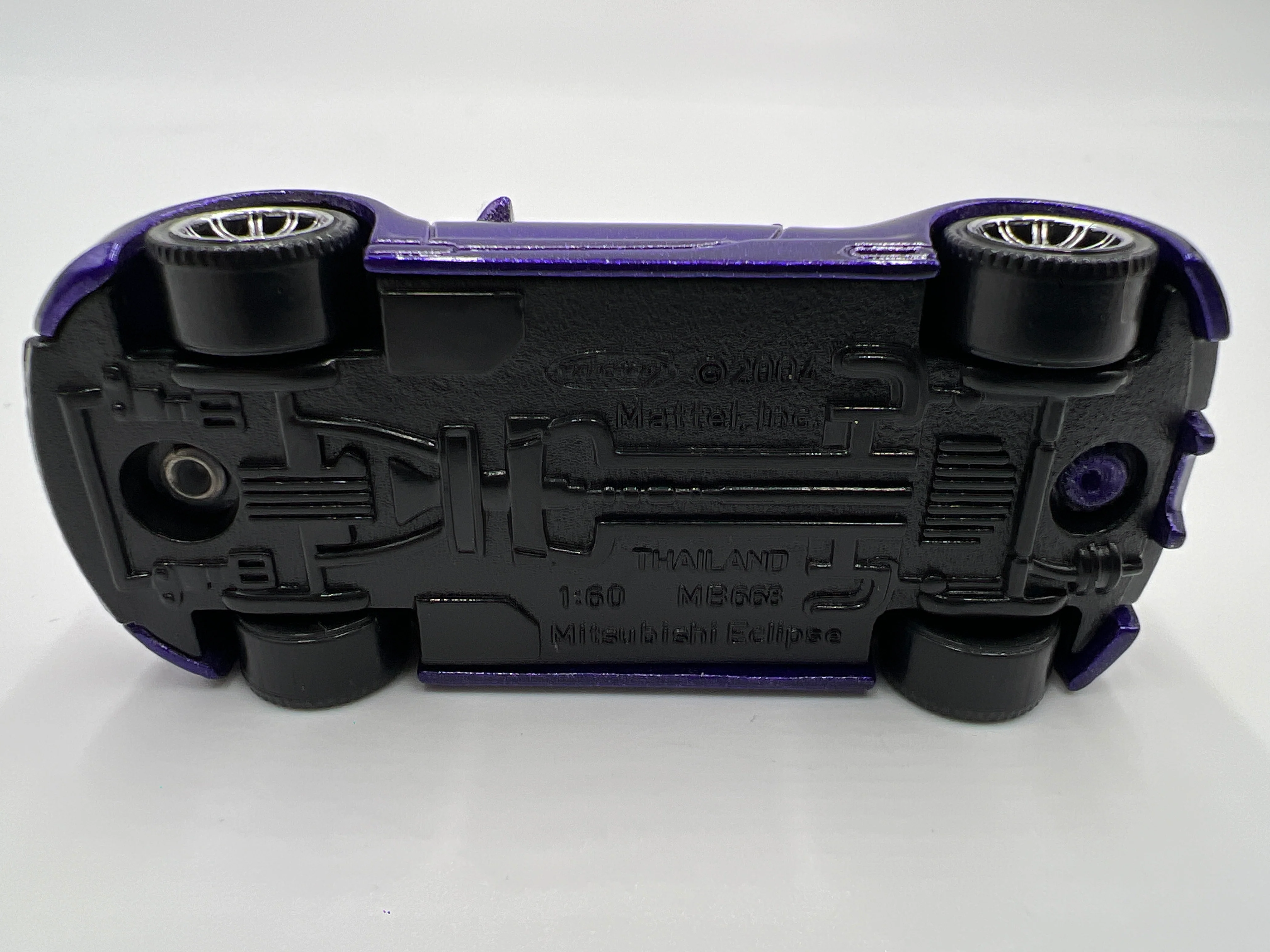 Matchbox 1/64 Mitsubishi Eclipse Purple Loose - Image 5